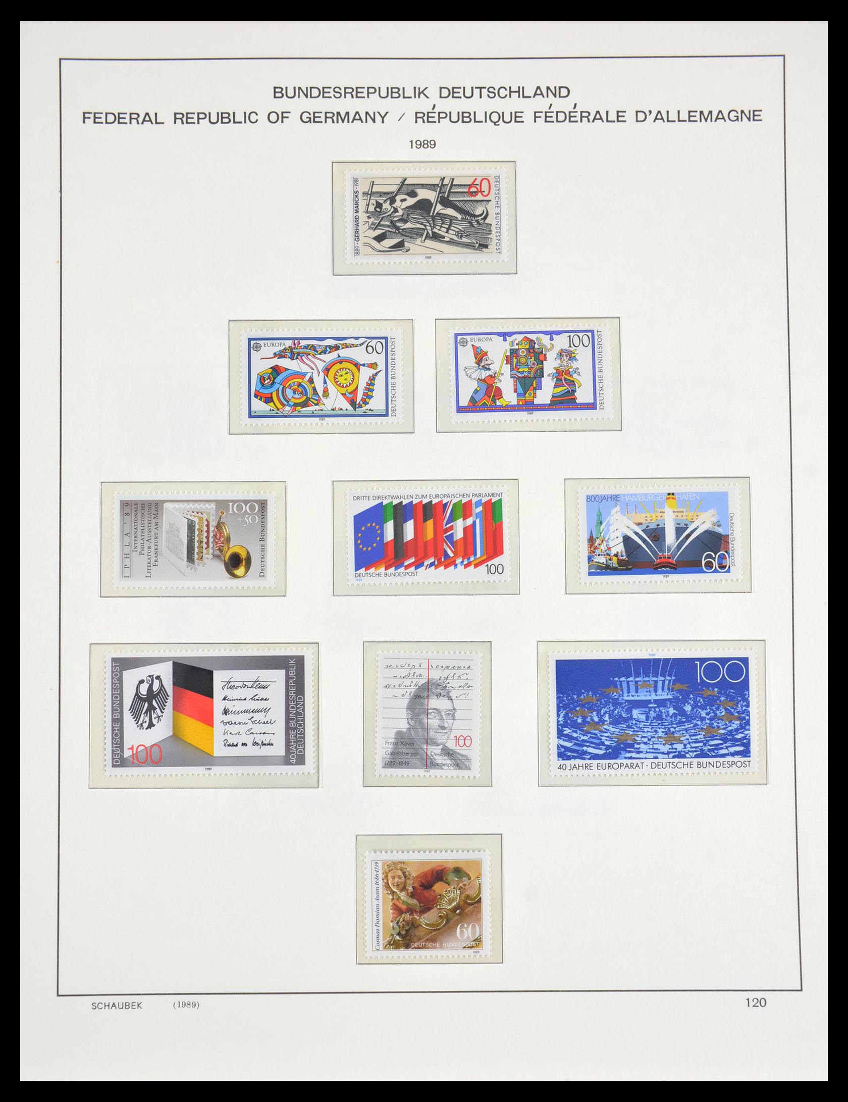 29489 144 - 29489 Bundespost 1954-1990.