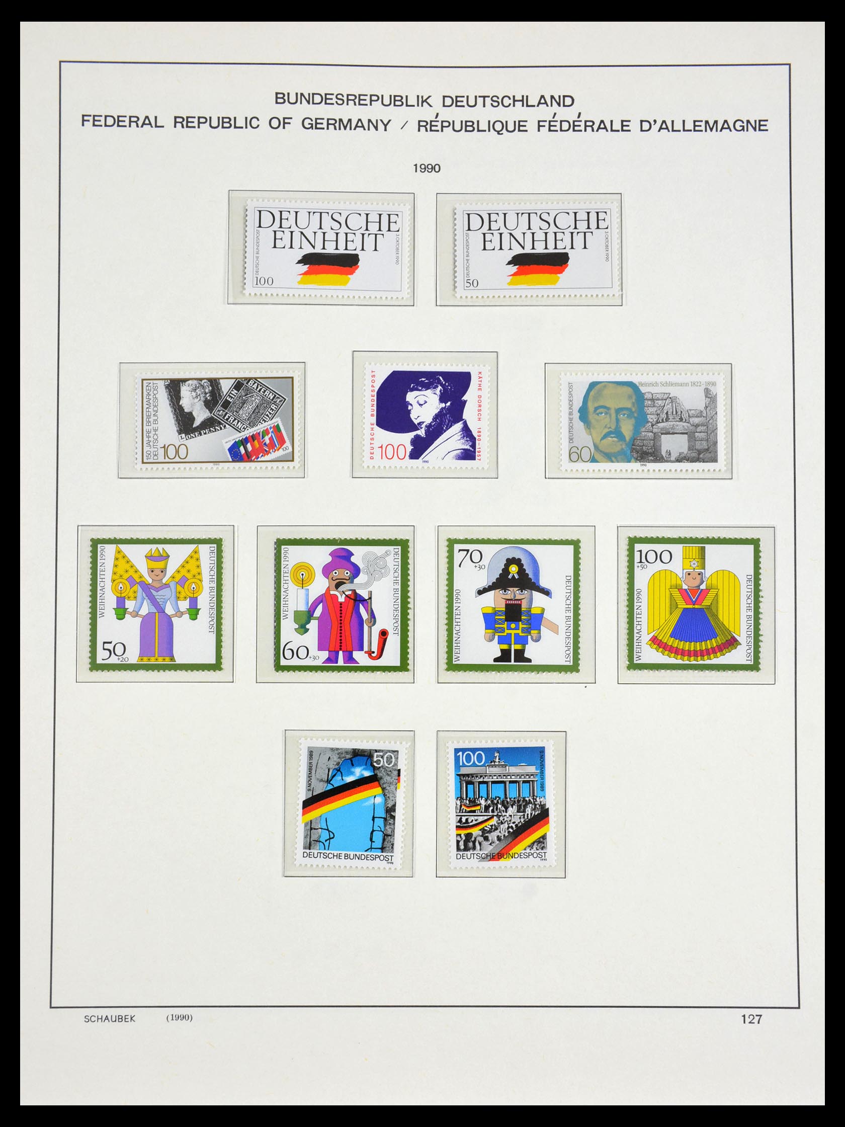 29489 152 - 29489 Bundespost 1954-1990.