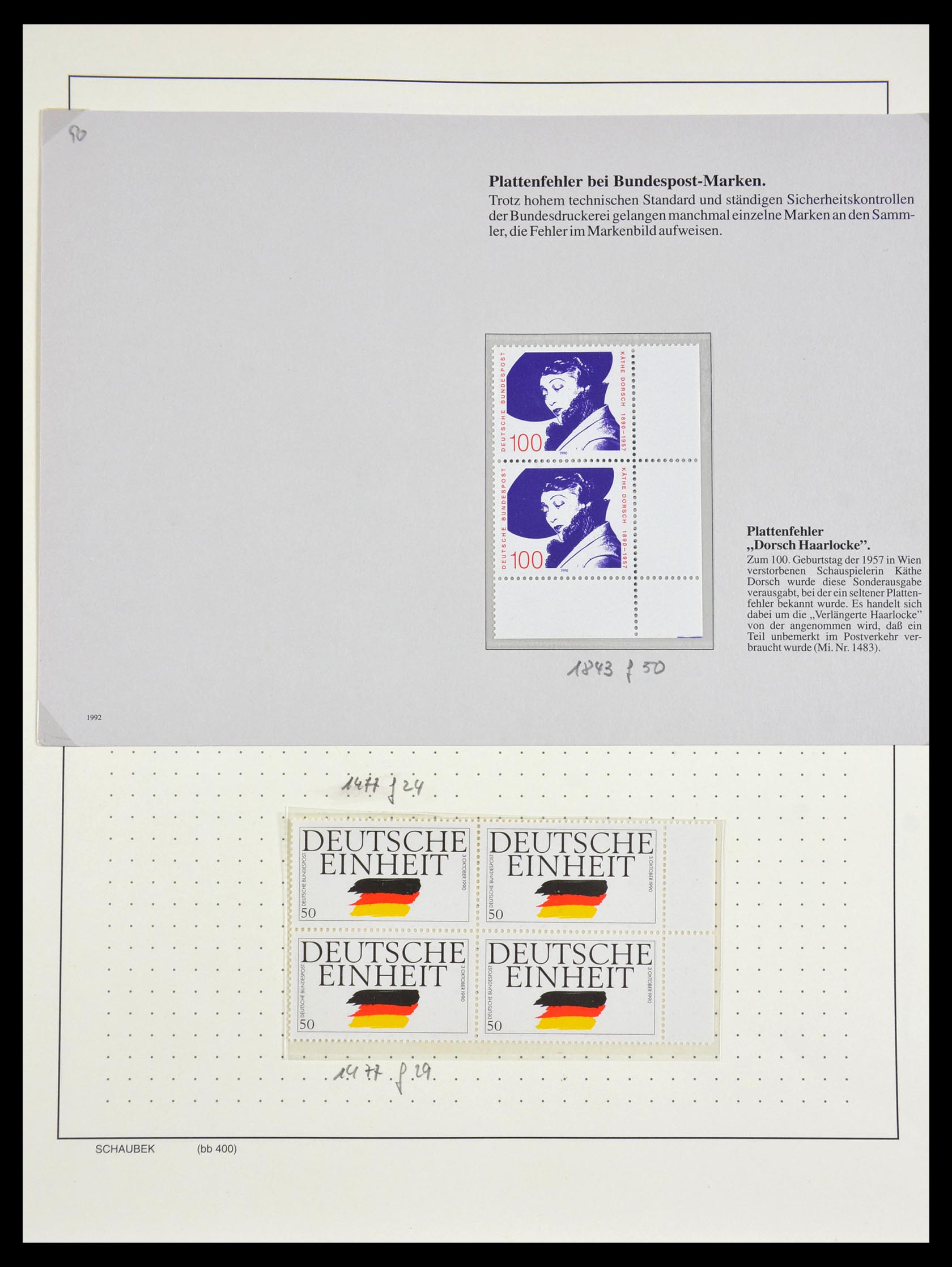 29489 153 - 29489 Bundespost 1954-1990.
