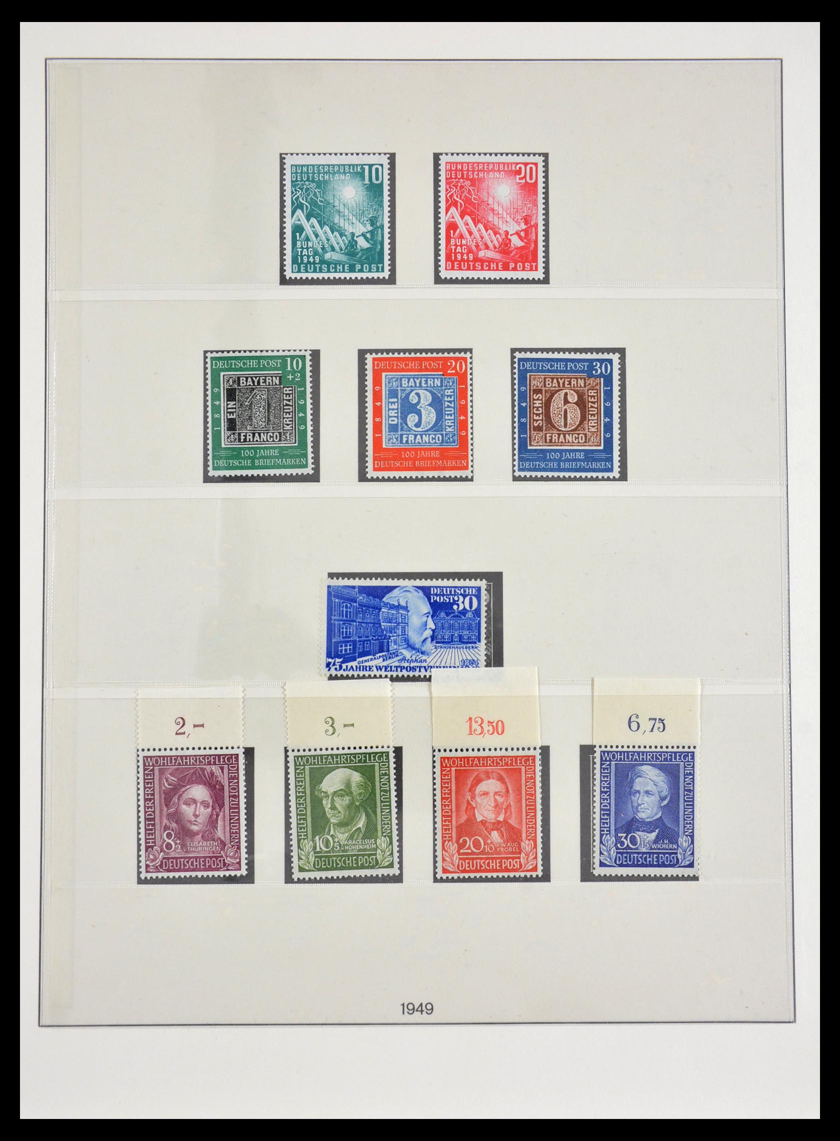 29490 001 - 29490 Bundespost 1949-1973.