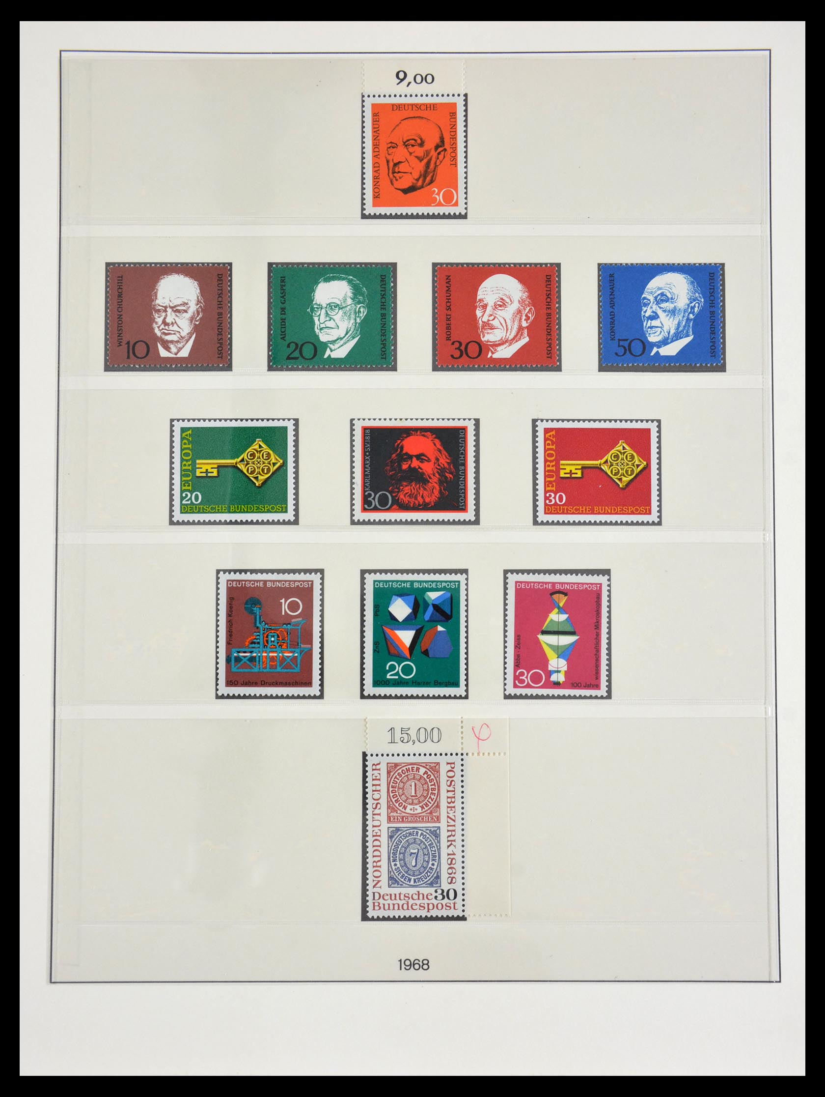 29490 041 - 29490 Bundespost 1949-1973.
