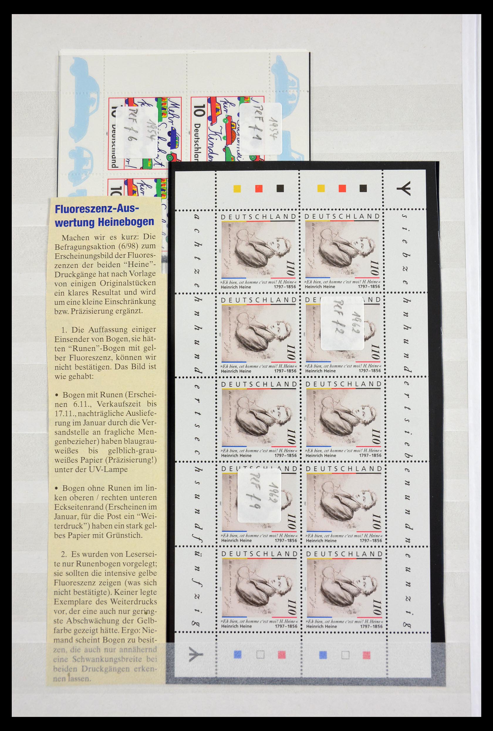 29491 029 - 29491 Bundespost plaatfouten 1957-1994.