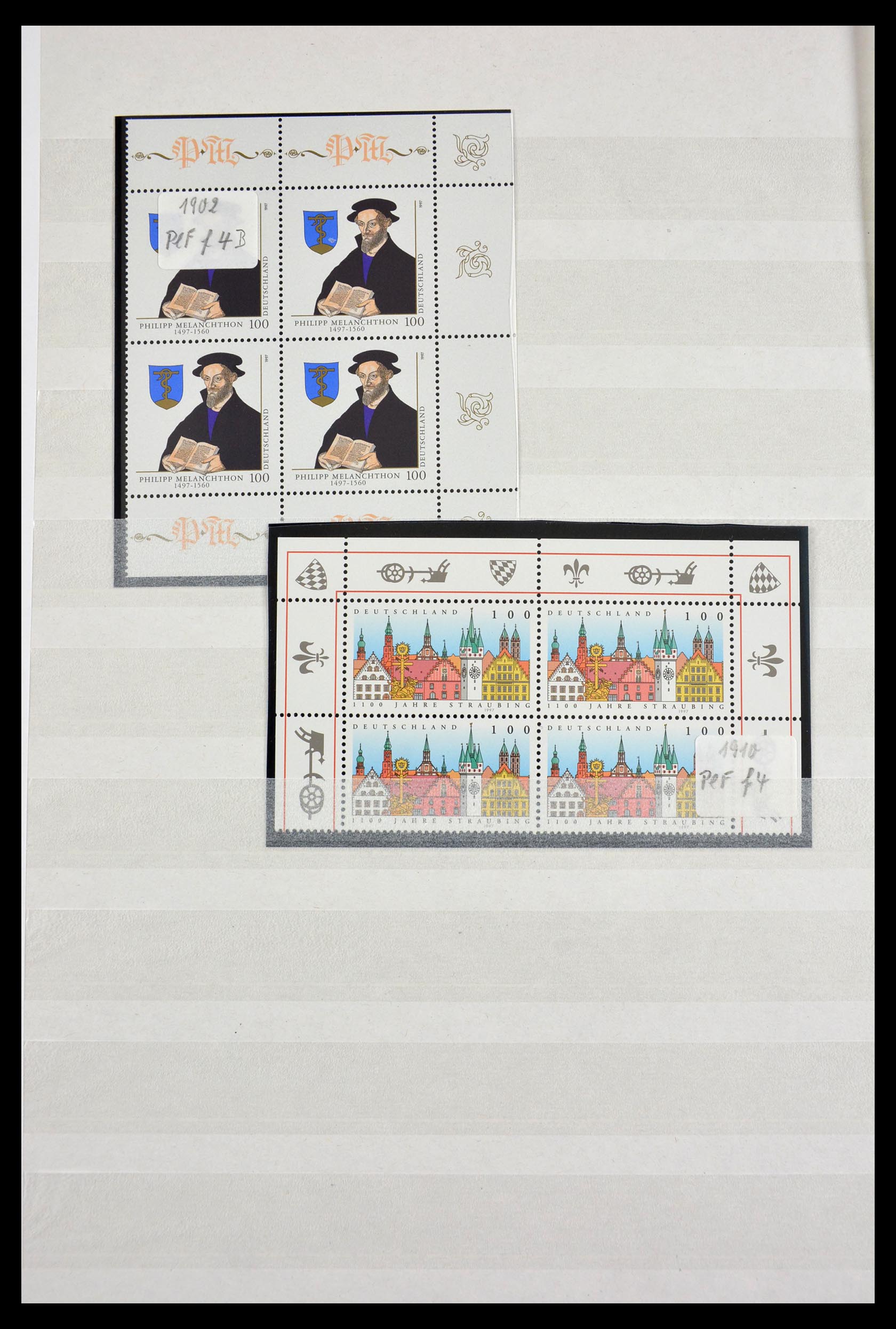 29491 042 - 29491 Bundespost plaatfouten 1957-1994.