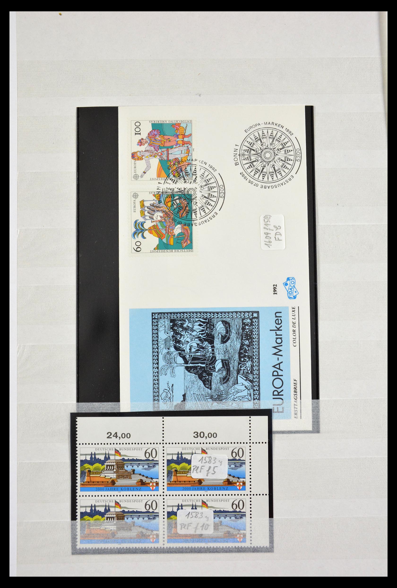 29491 044 - 29491 Bundespost plaatfouten 1957-1994.