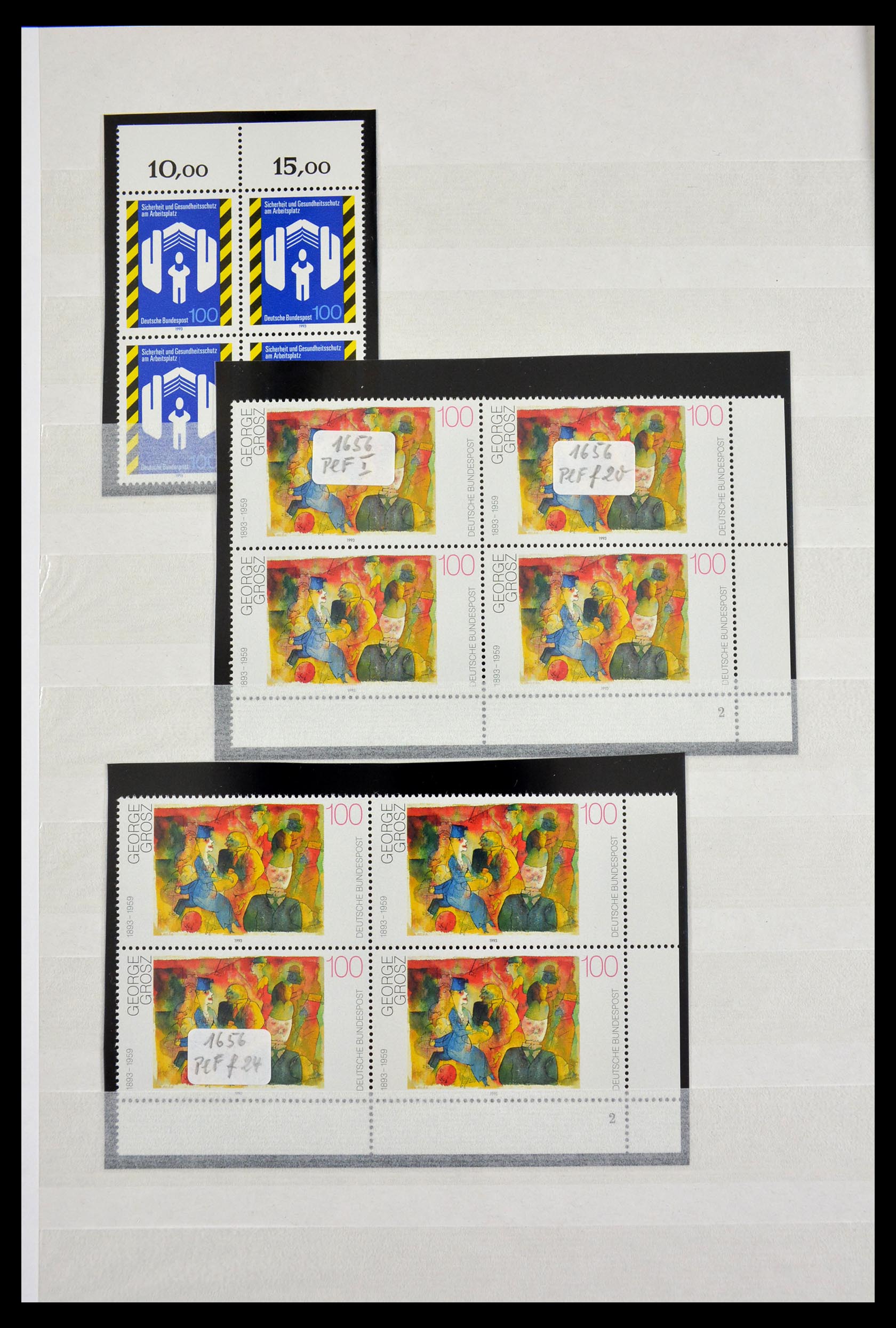 29491 048 - 29491 Bundespost plaatfouten 1957-1994.