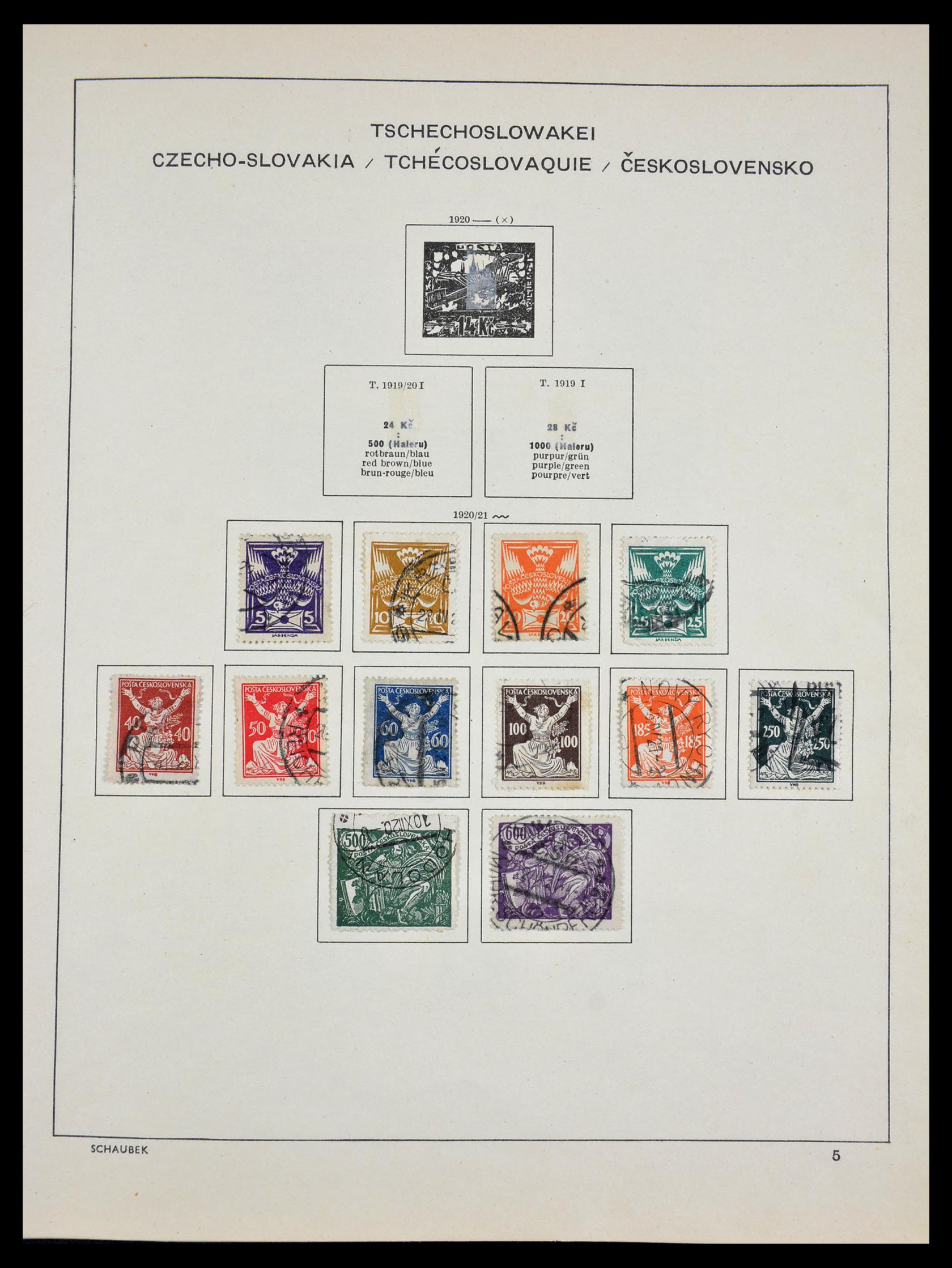 29504 017 - 29504 Tsjechoslowakije 1918-1970.