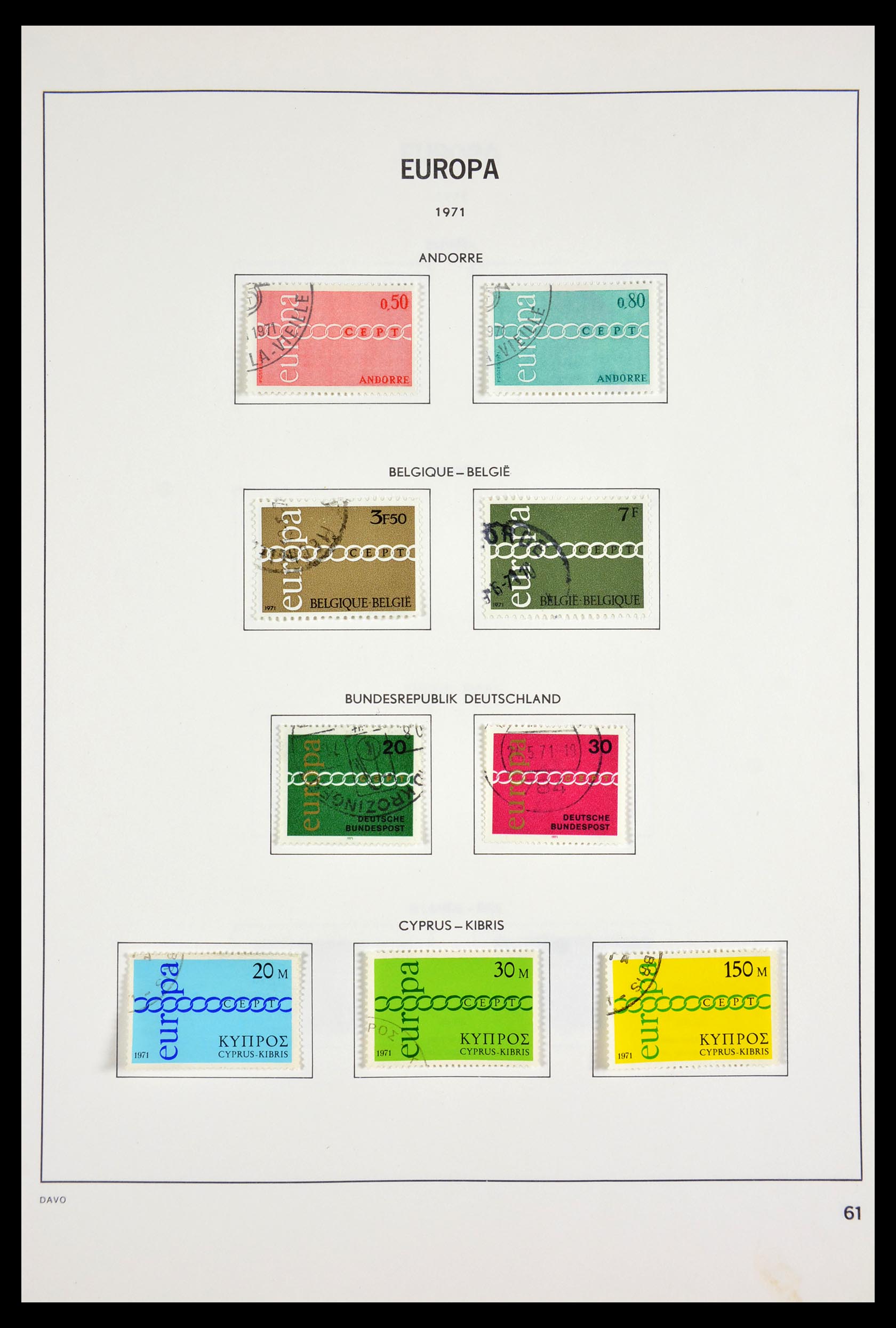 29515 060 - 29515 Europa CEPT 1956-1994.