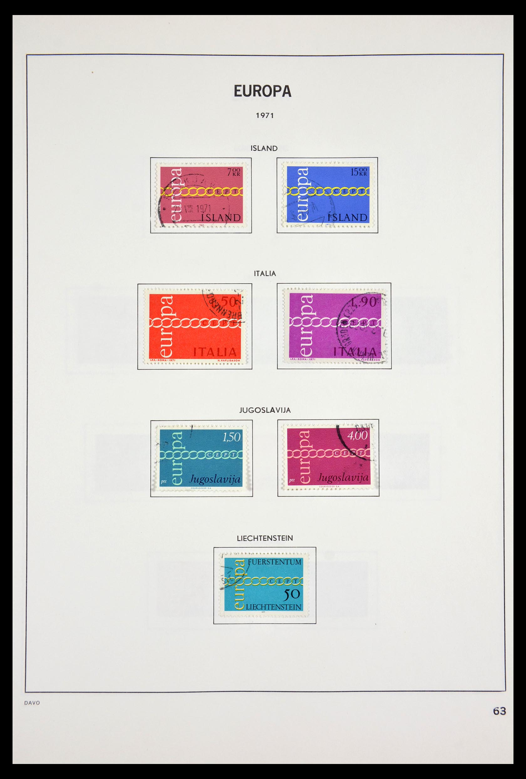 29515 062 - 29515 Europa CEPT 1956-1994.