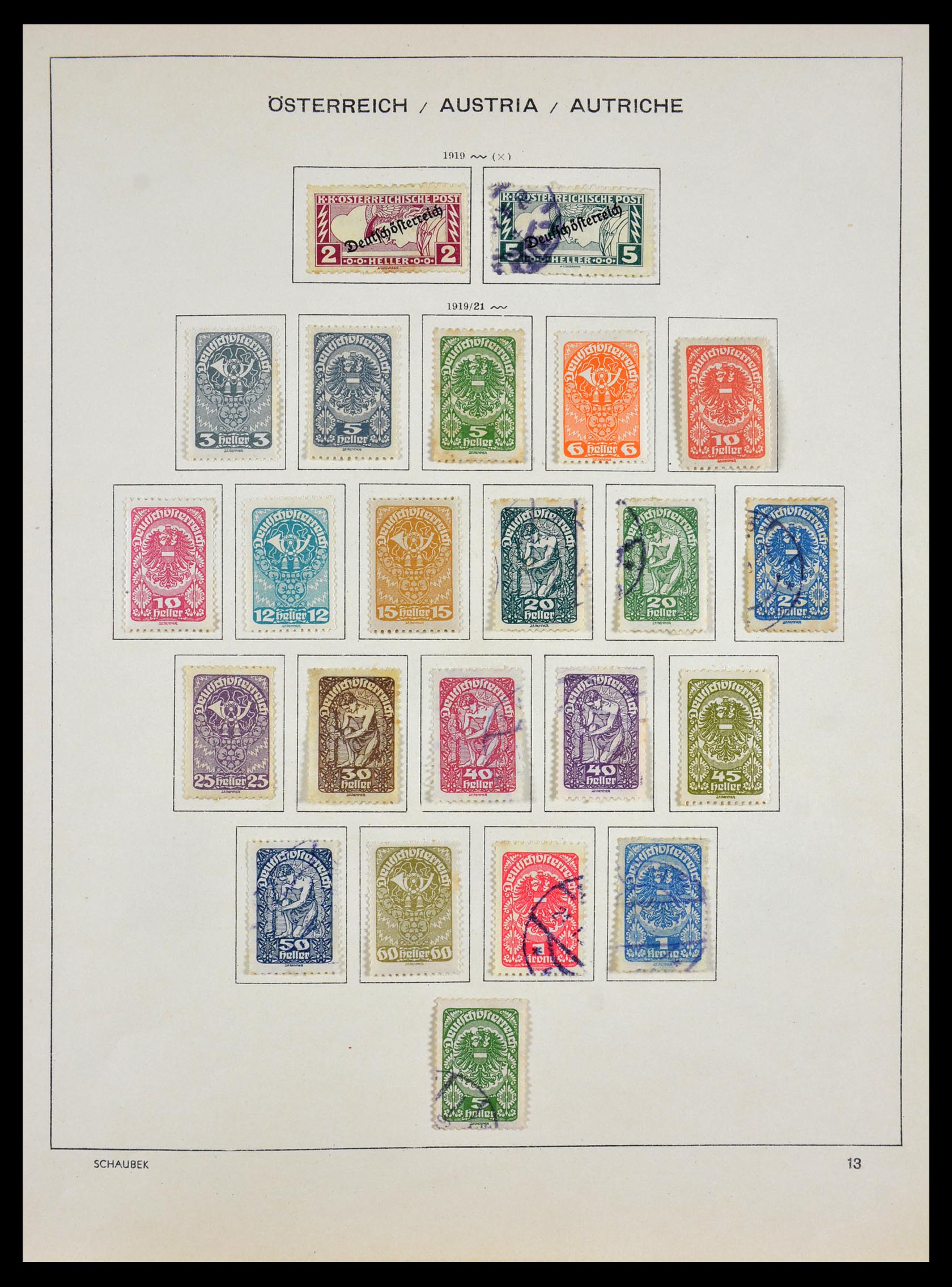 29521 016 - 29521 Oostenrijk 1850-1972.