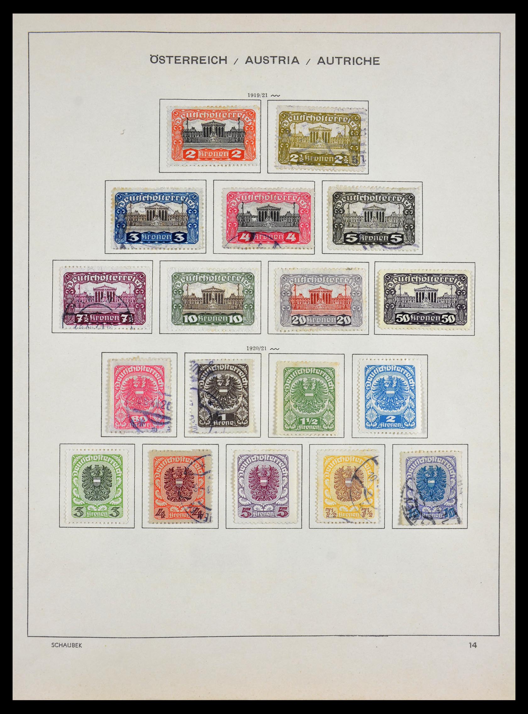 29521 017 - 29521 Oostenrijk 1850-1972.