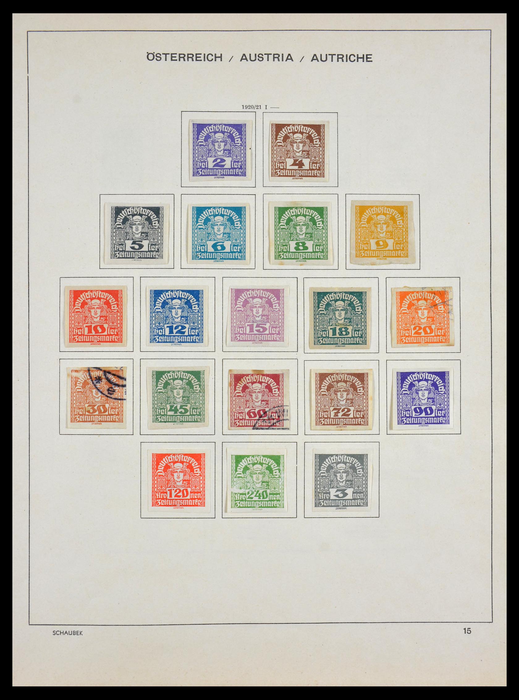29521 019 - 29521 Oostenrijk 1850-1972.