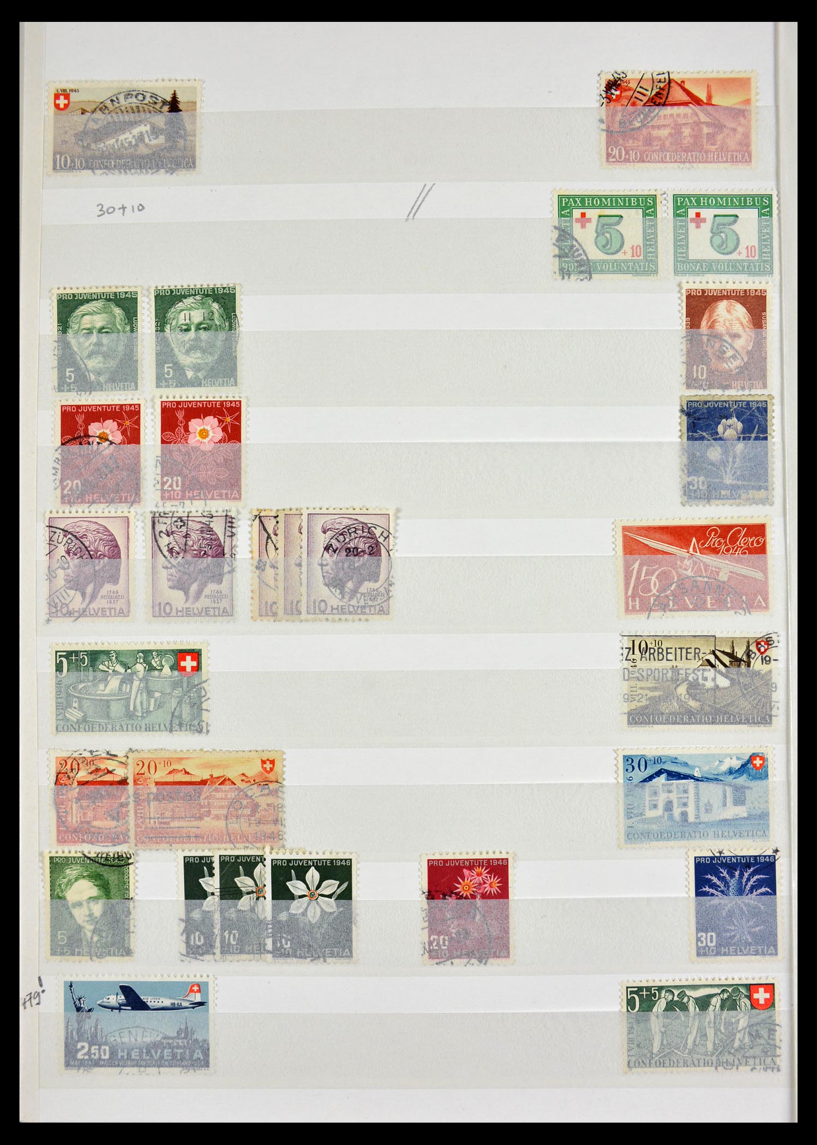 29522 045 - 29522 Zwitserland 1854-1950.