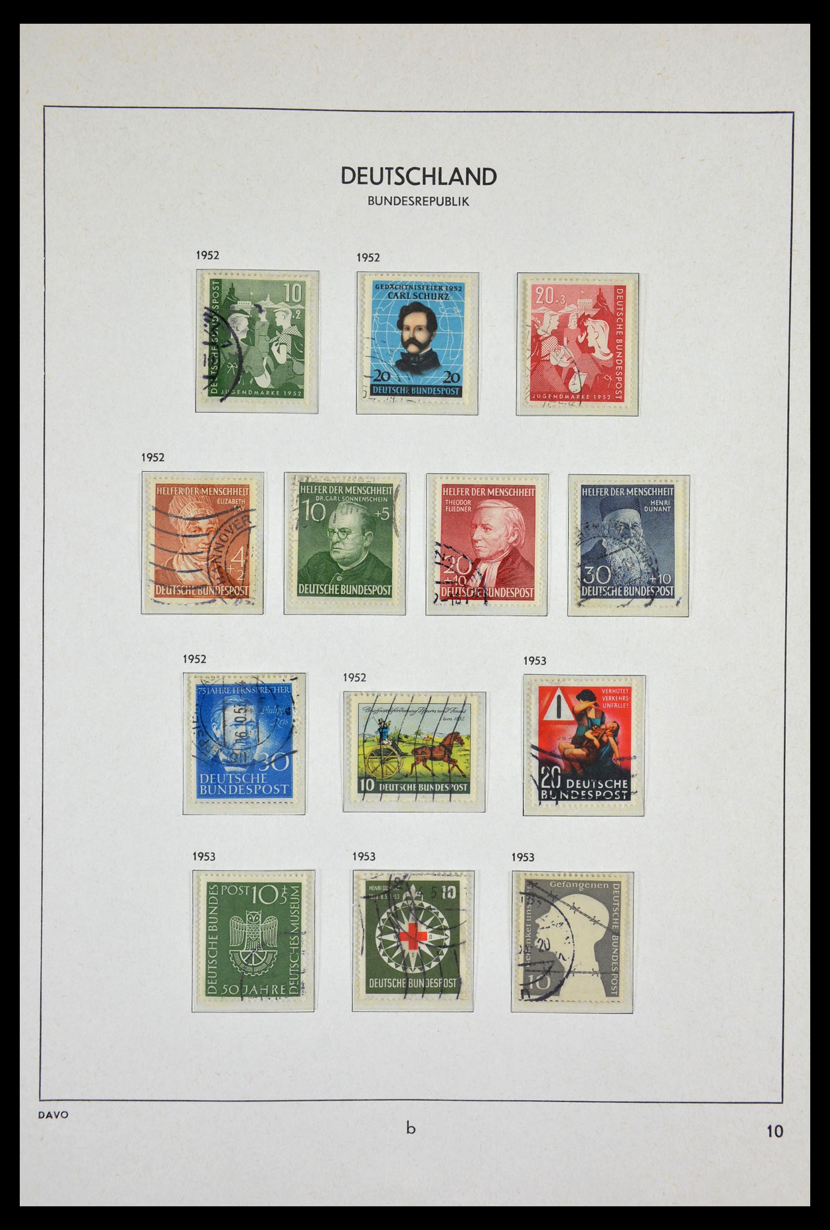29524 015 - 29524 Bundespost 1946-2000.