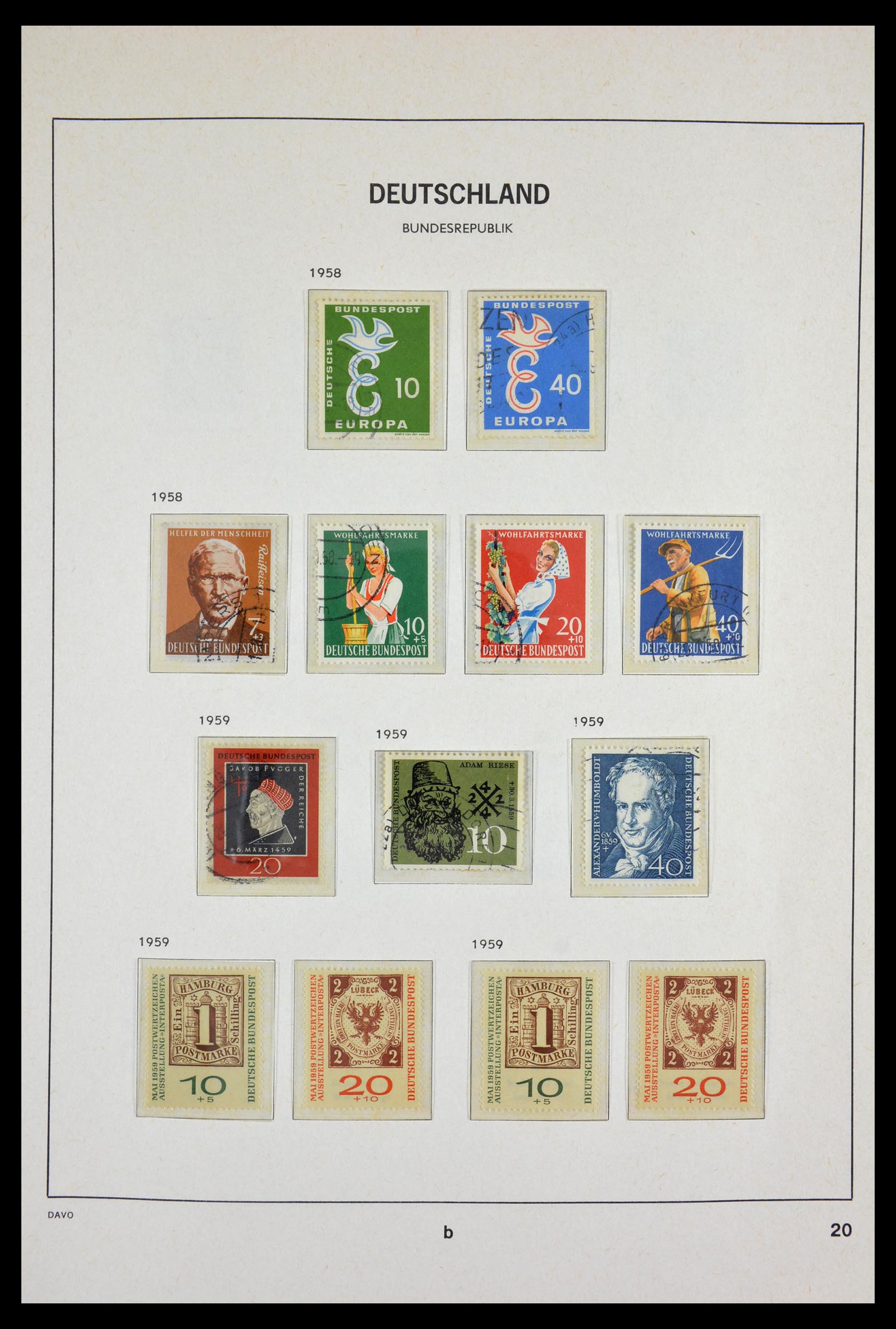 29524 025 - 29524 Bundespost 1946-2000.