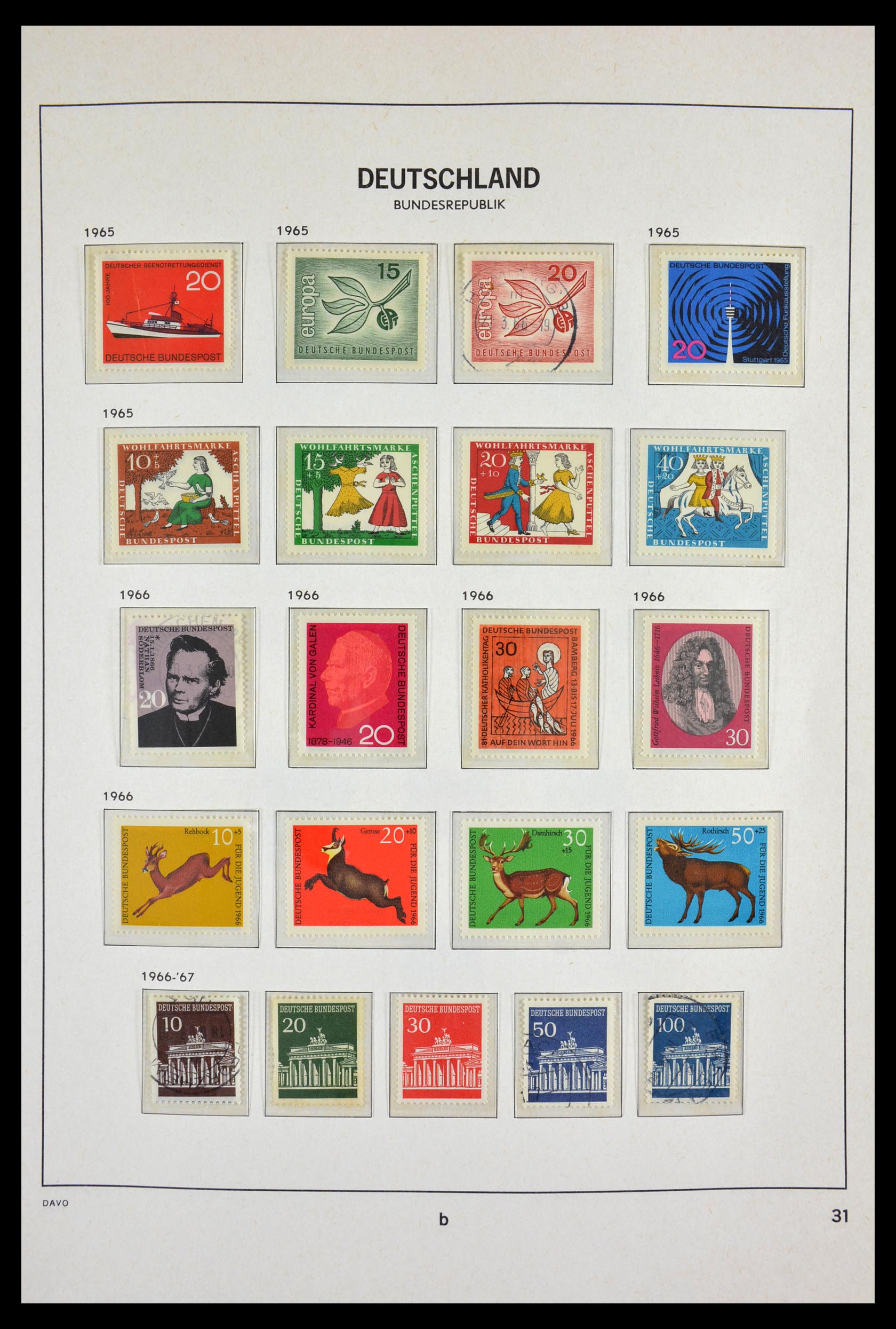 29524 038 - 29524 Bundespost 1946-2000.