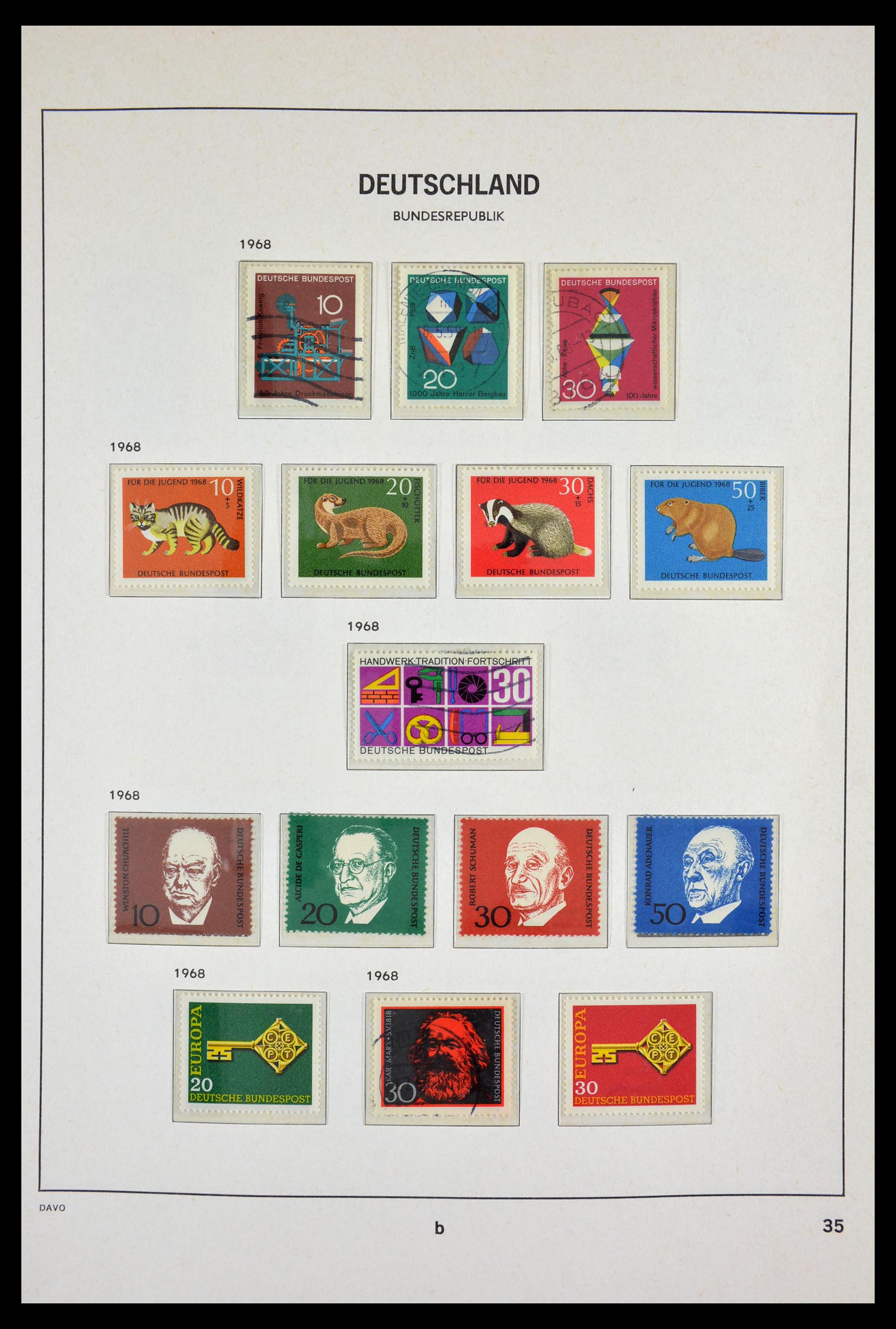 29524 042 - 29524 Bundespost 1946-2000.