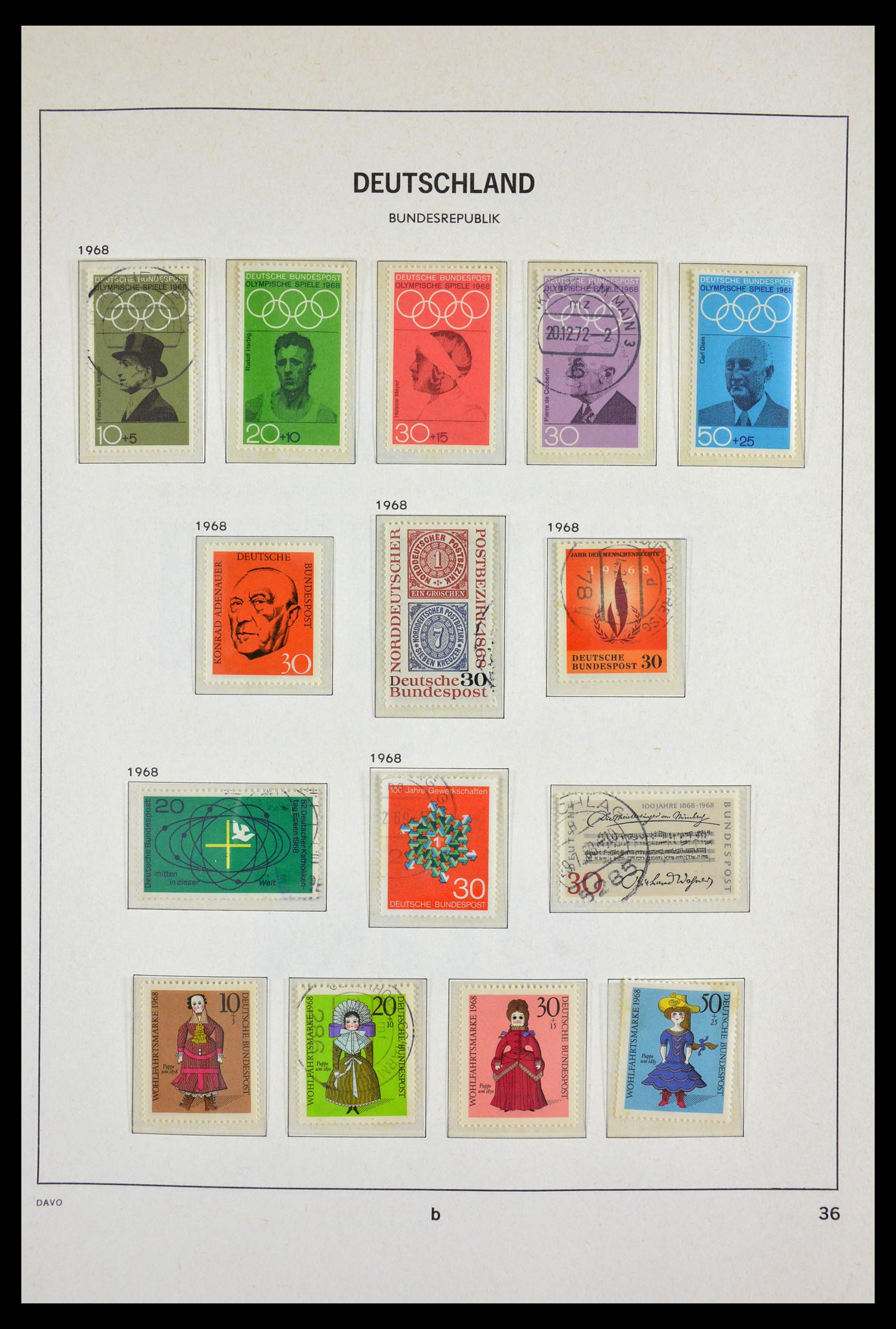 29524 043 - 29524 Bundespost 1946-2000.