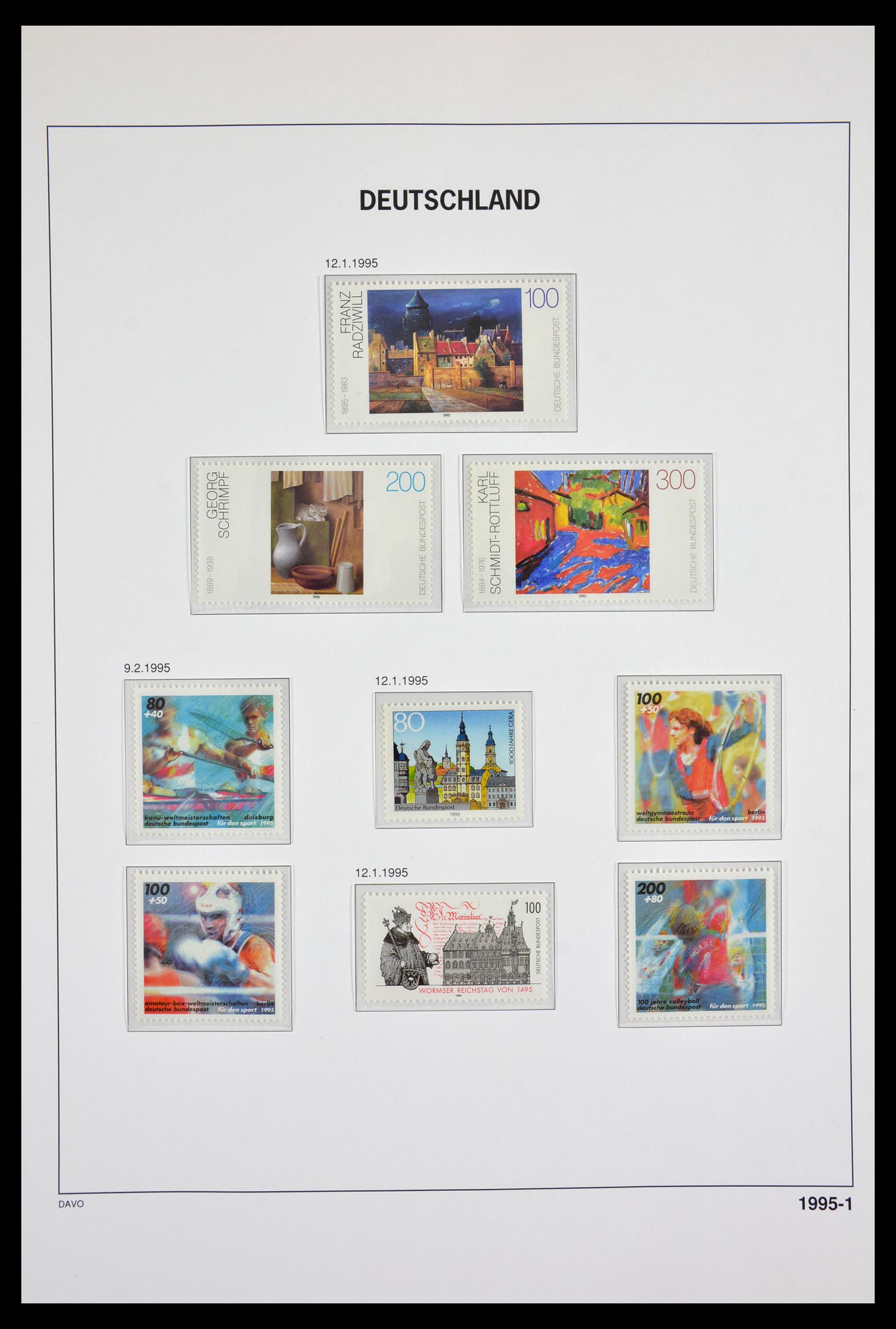 29524 167 - 29524 Bundespost 1946-2000.