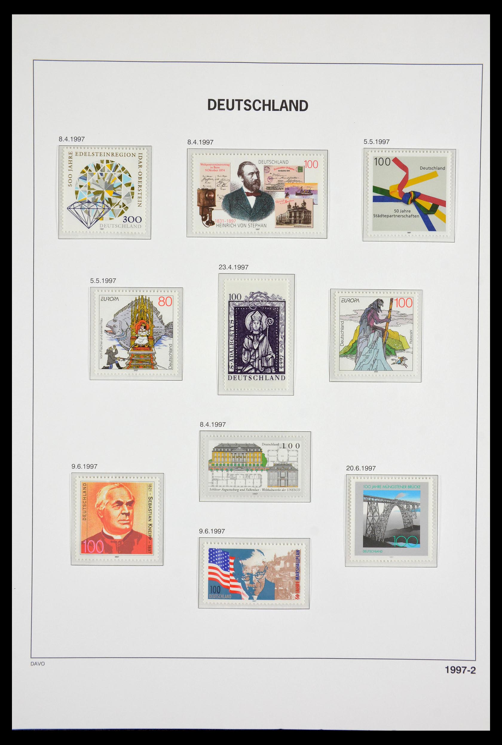 29524 184 - 29524 Bundespost 1946-2000.