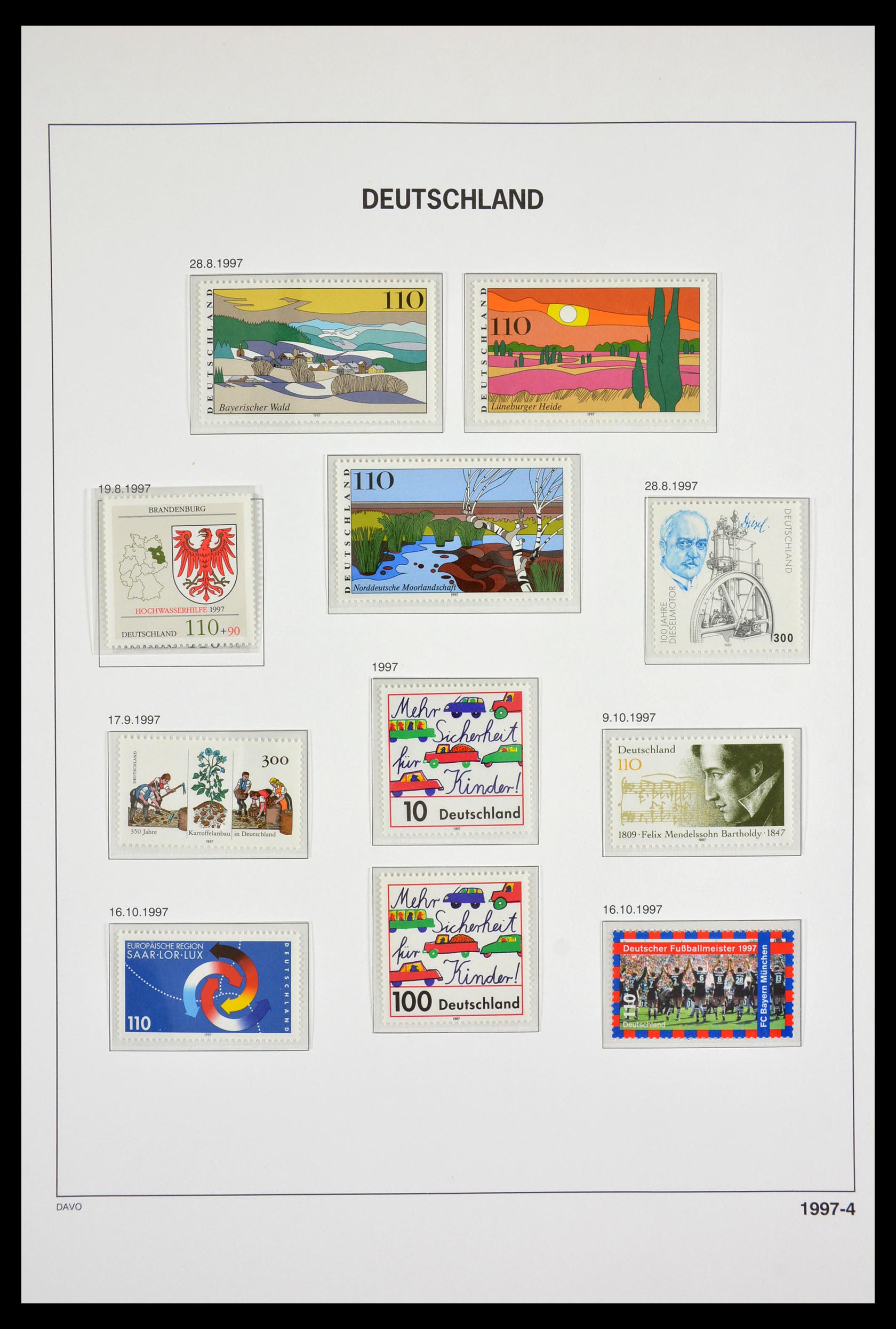29524 186 - 29524 Bundespost 1946-2000.