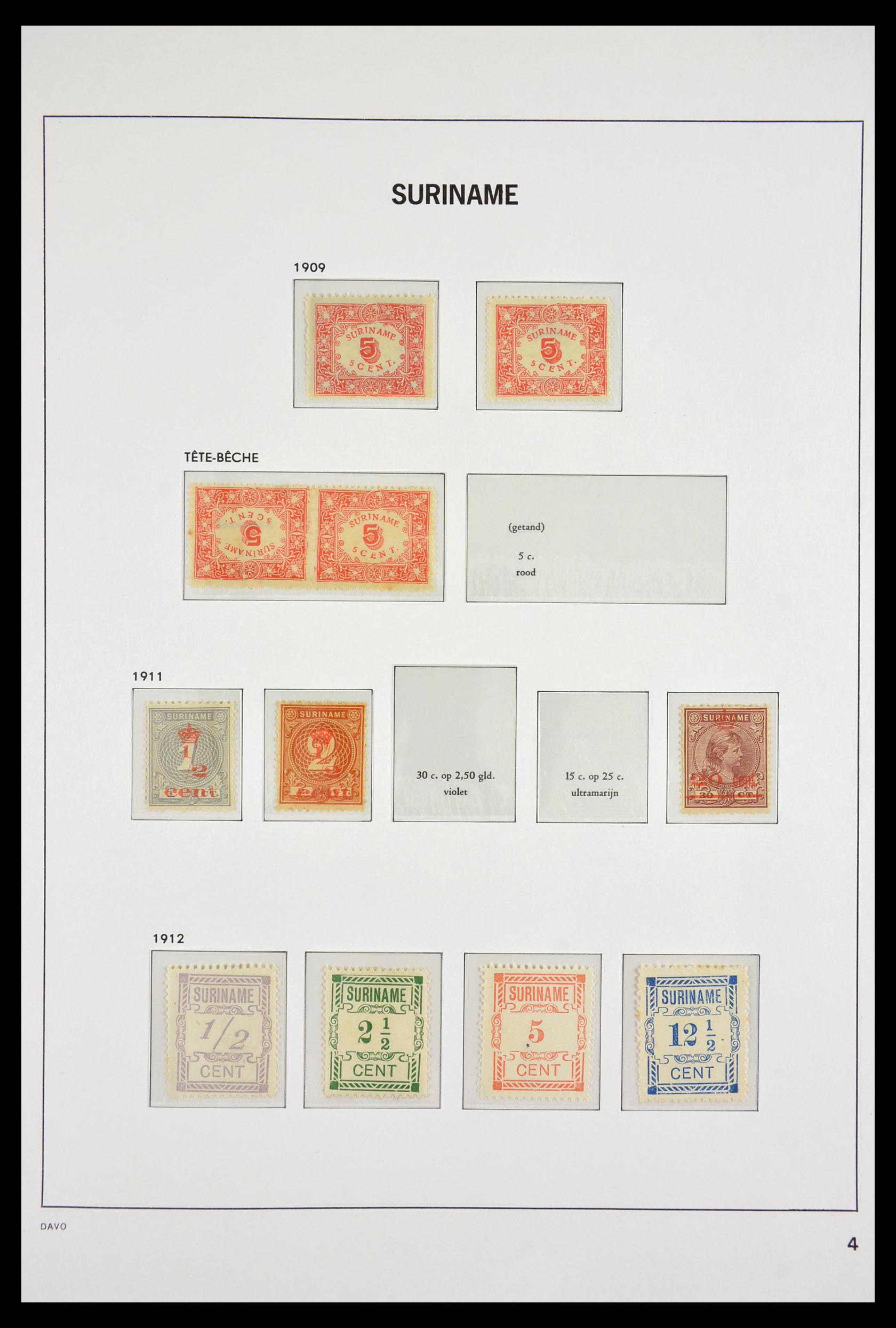 29533 004 - 29533 Surinam 1873-1975.
