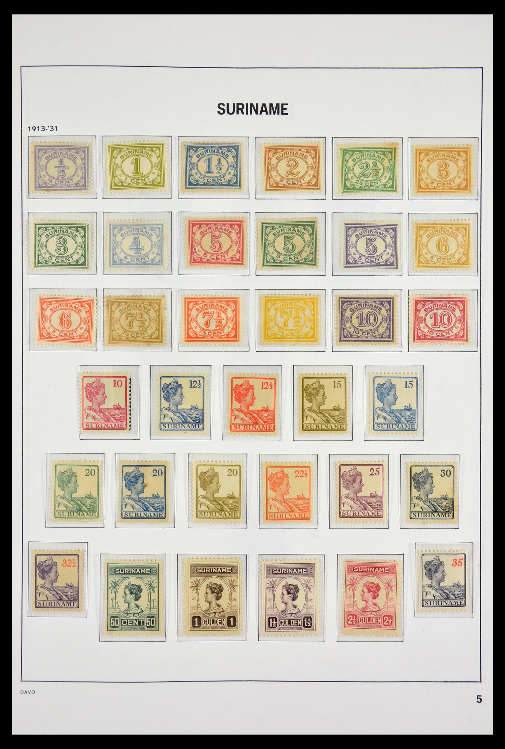 29533 005 - 29533 Surinam 1873-1975.