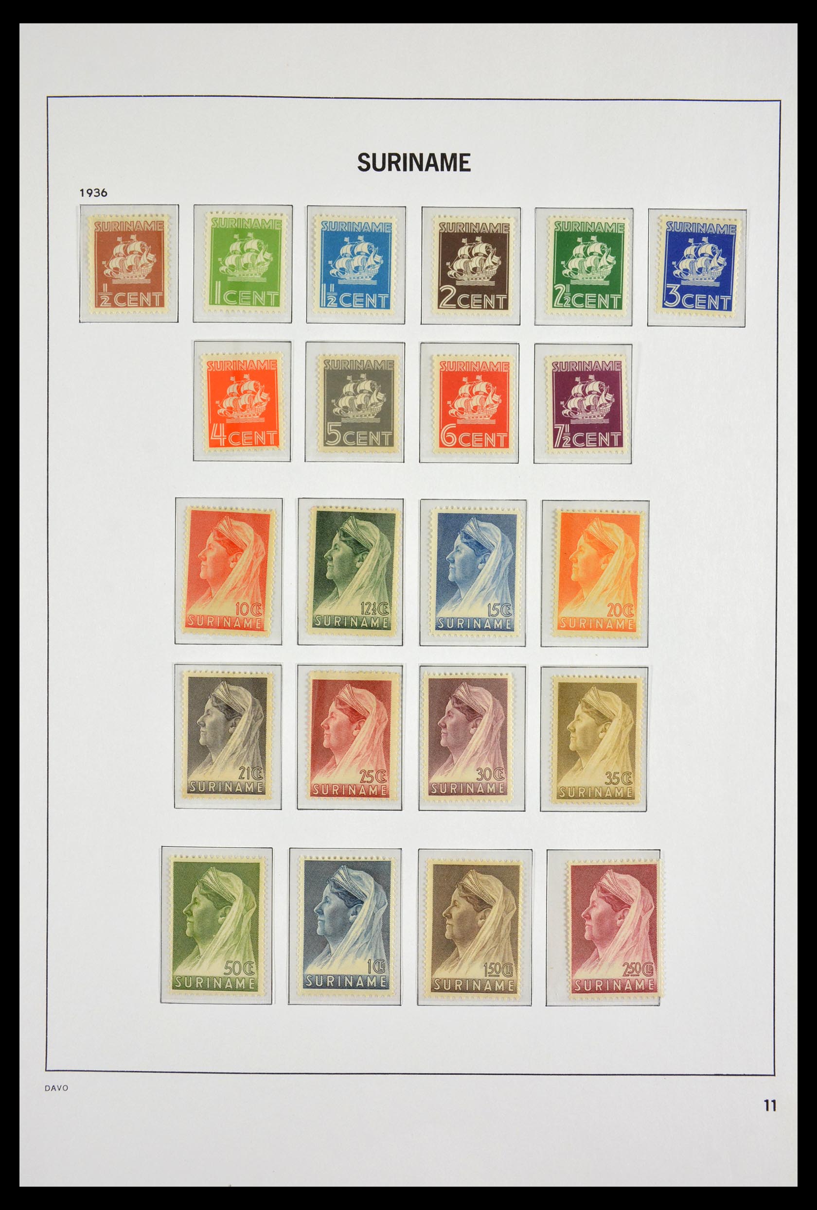 29533 011 - 29533 Surinam 1873-1975.