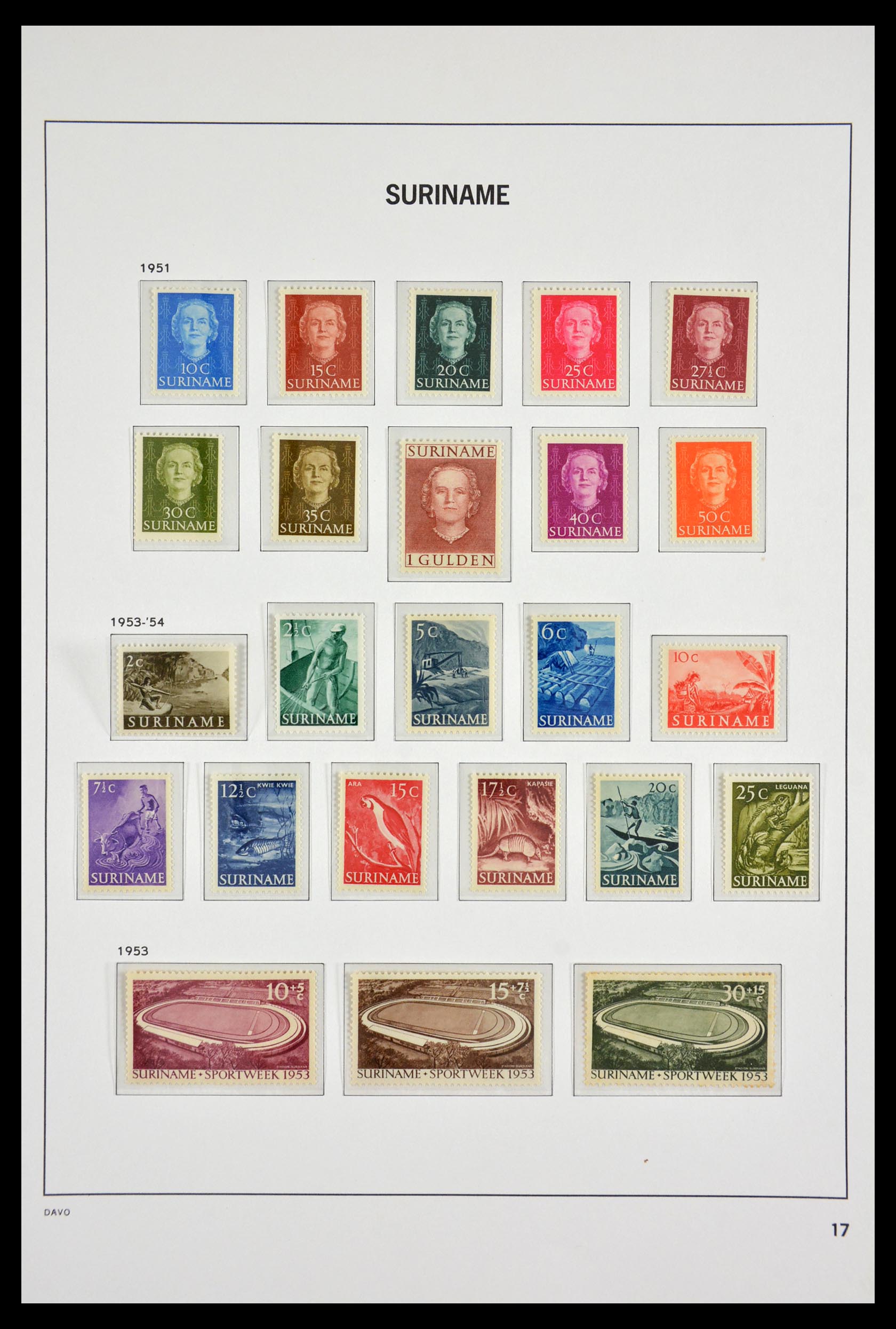 29533 017 - 29533 Surinam 1873-1975.