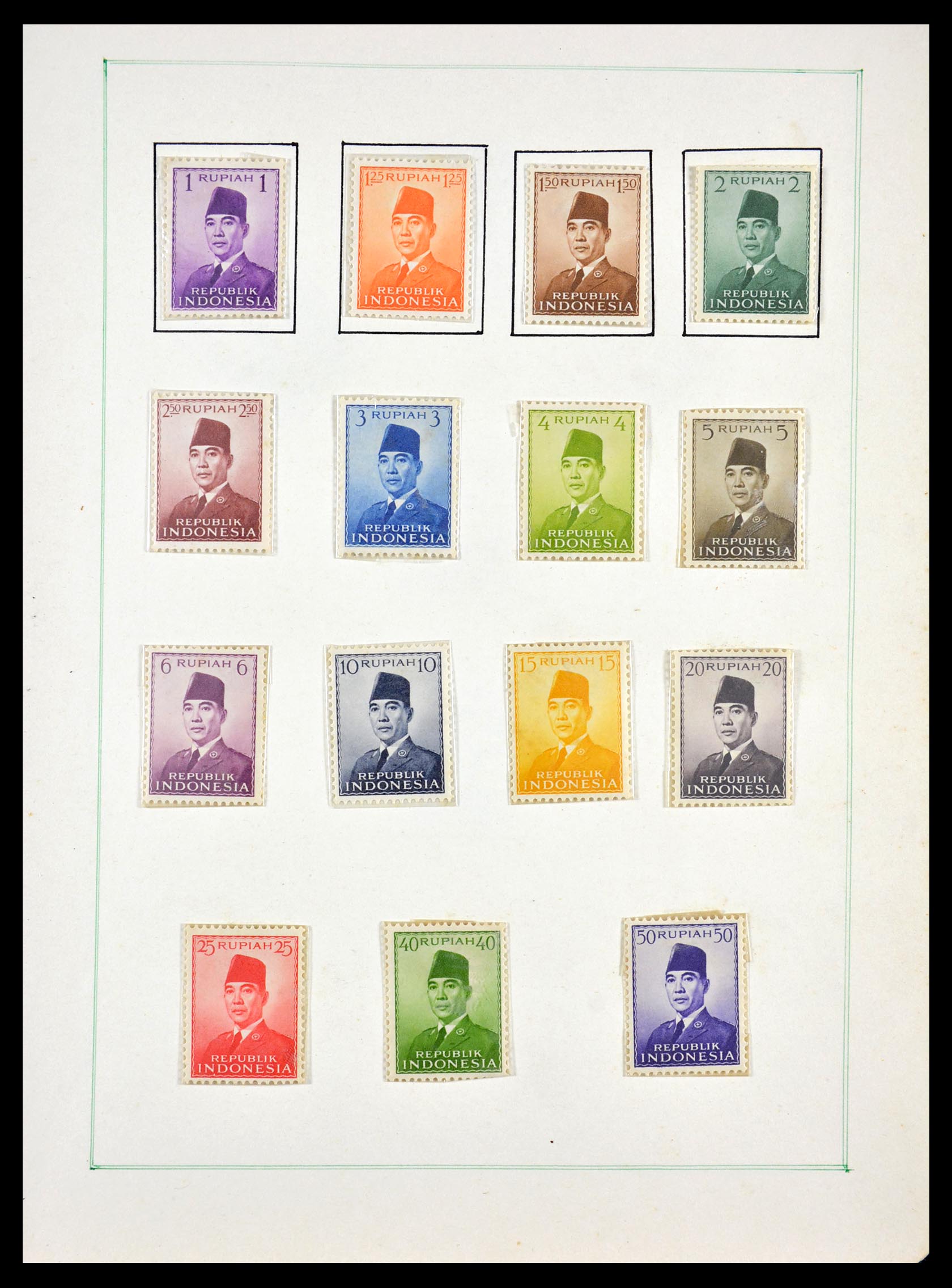 29537 009 - 29537 Indonesia 1949-1965.