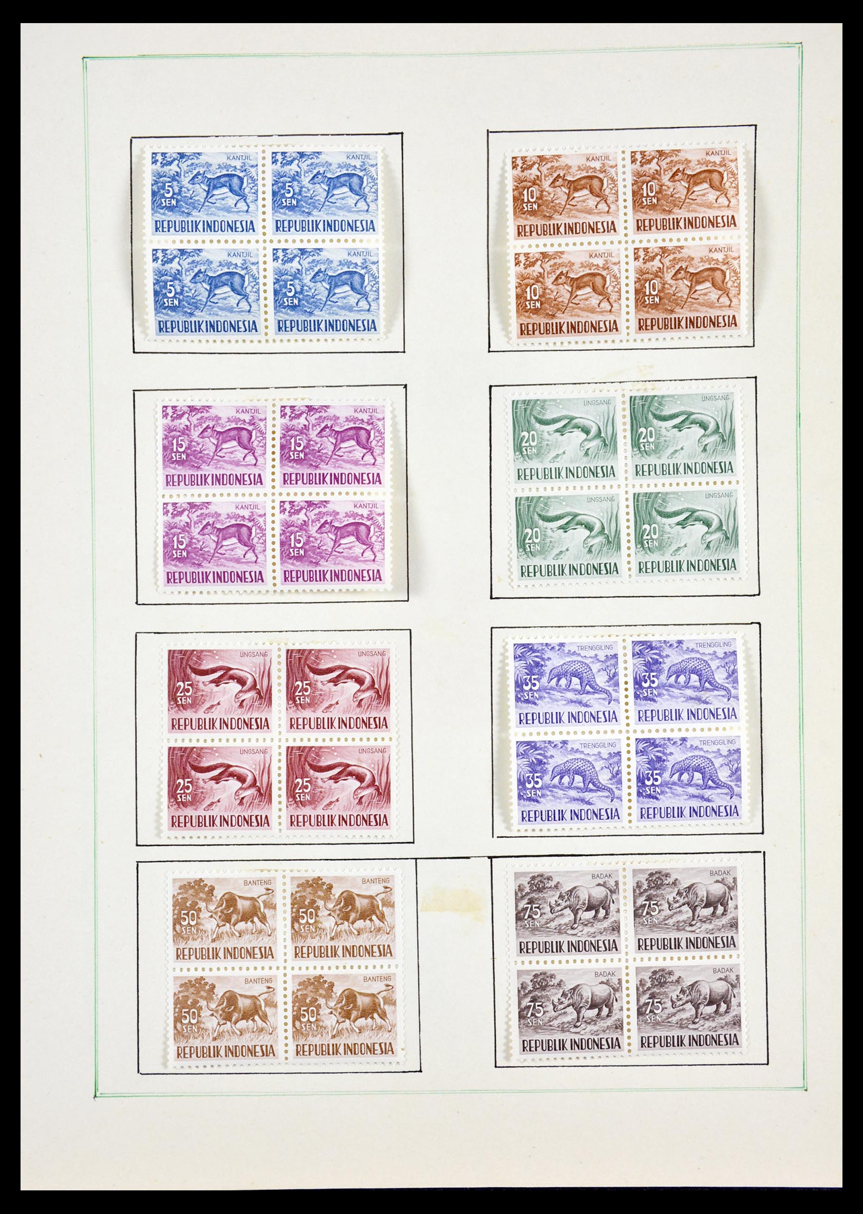 29537 035 - 29537 Indonesië 1949-1965.