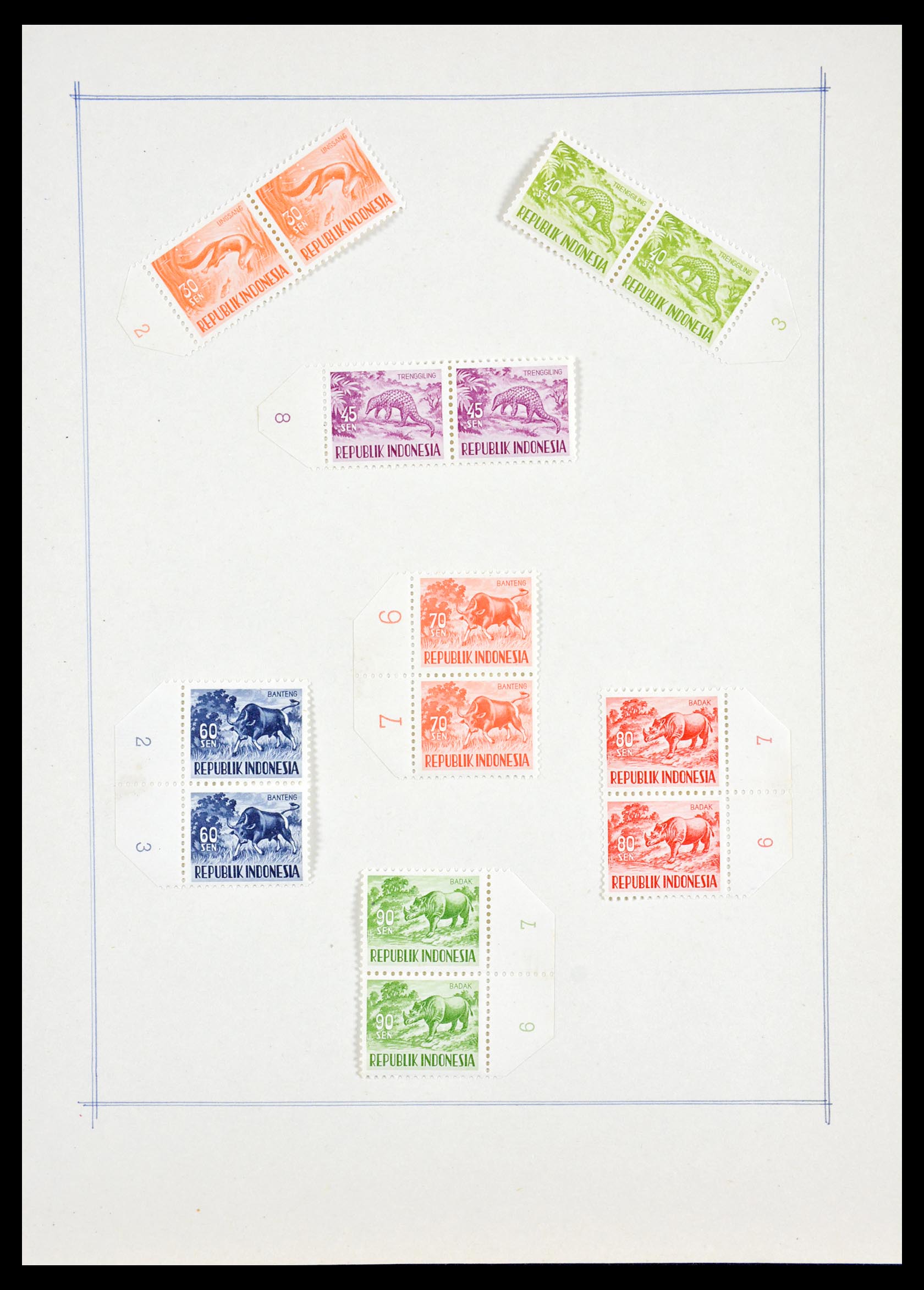29537 036 - 29537 Indonesia 1949-1965.