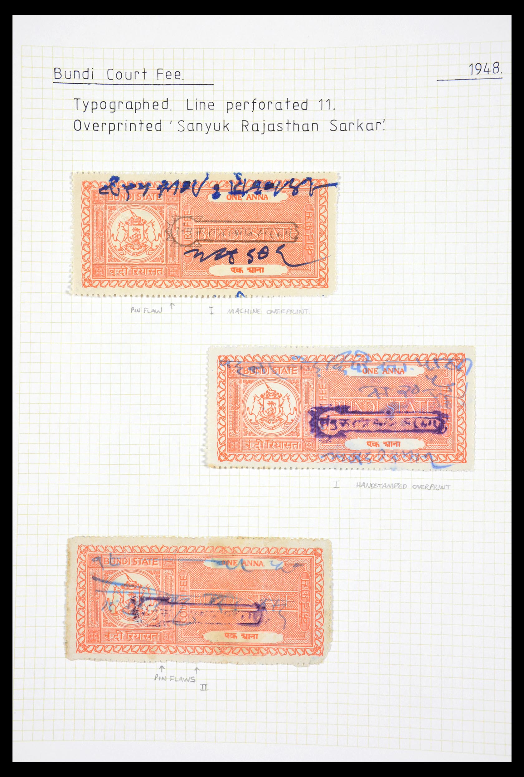 29571 192 - 29571 Indiase Staten fiscaal 1884-1951.