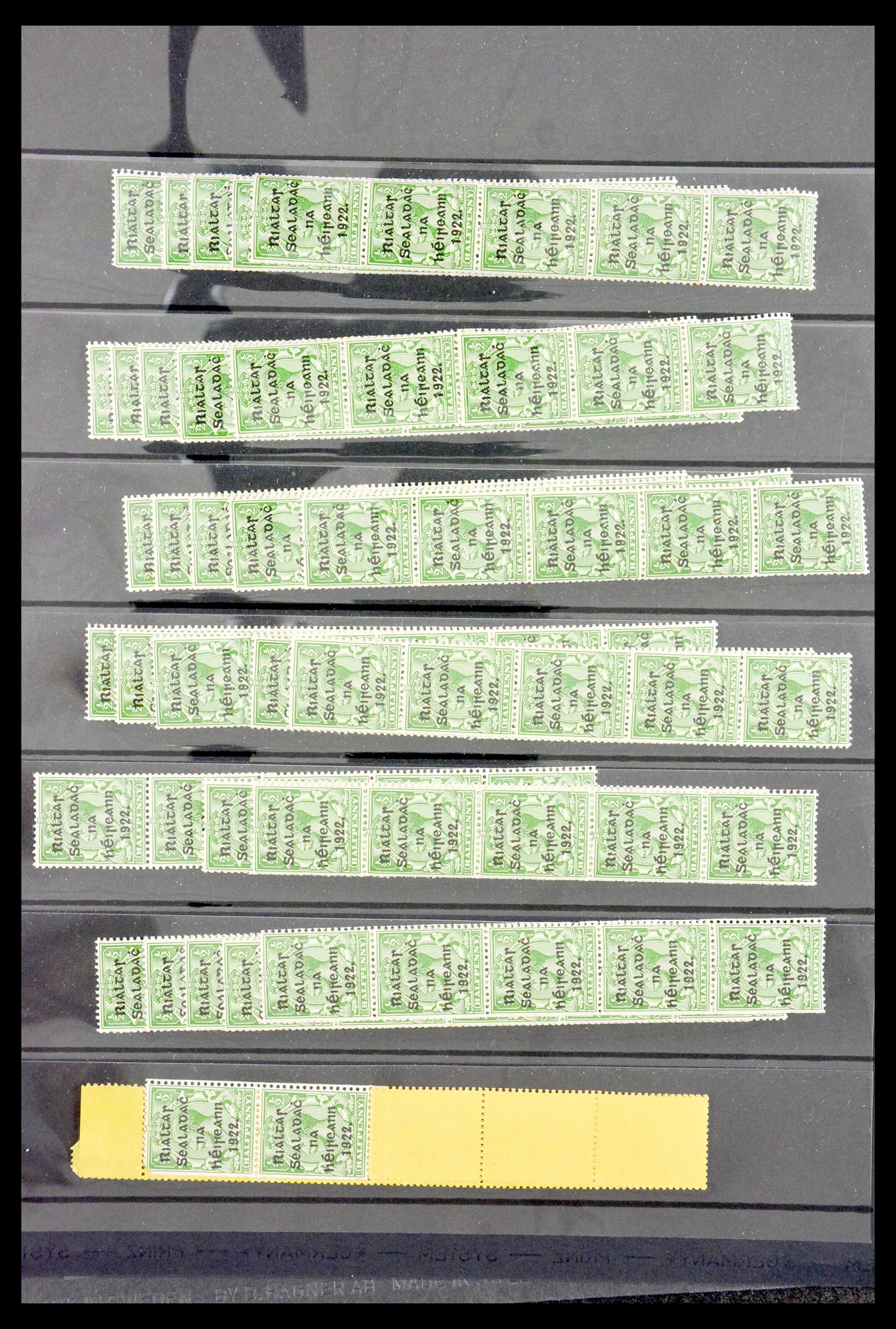 29573 001 - 29573 Ierland 1922 rolzegels.