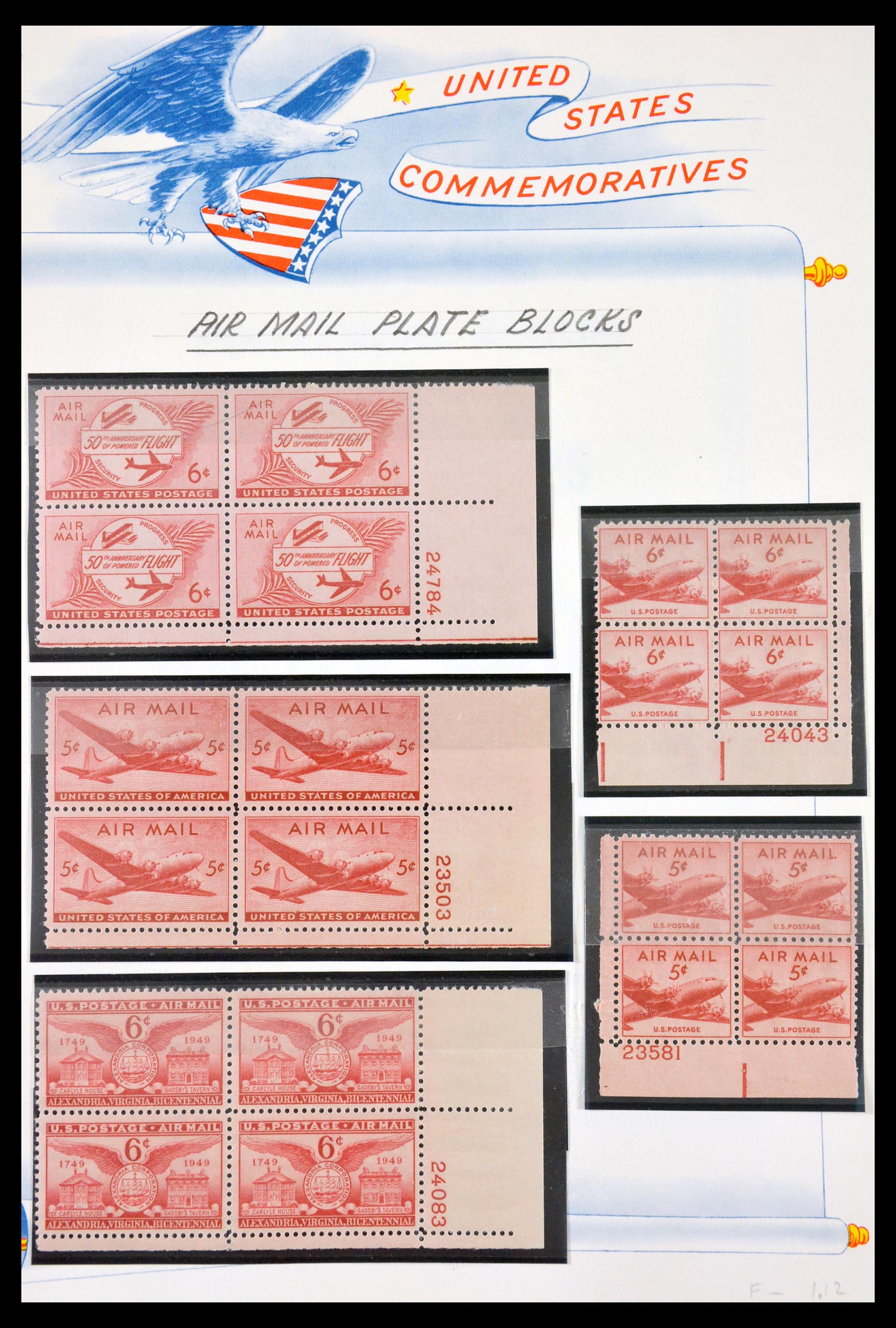 29576 020 - 29576 USA luchtpost 1918-1983.