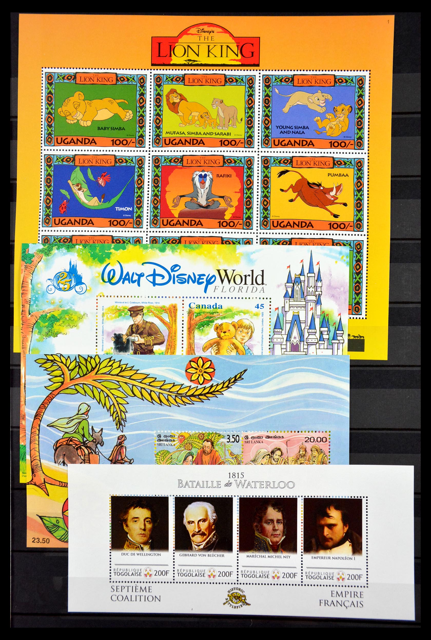 29584 053 - 29584 World souvenir sheets 1980-2011.