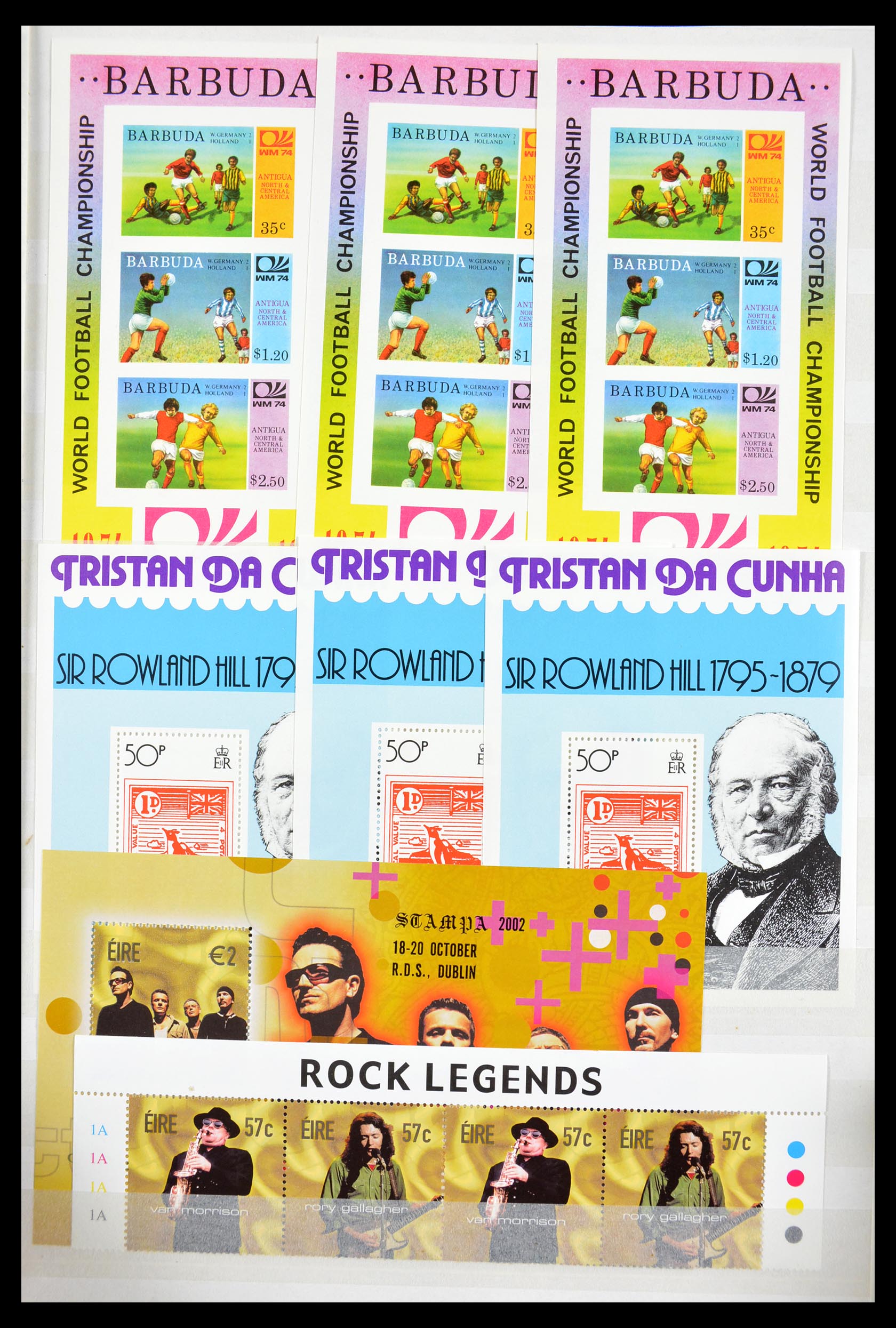 29584 110 - 29584 World souvenir sheets 1980-2011.