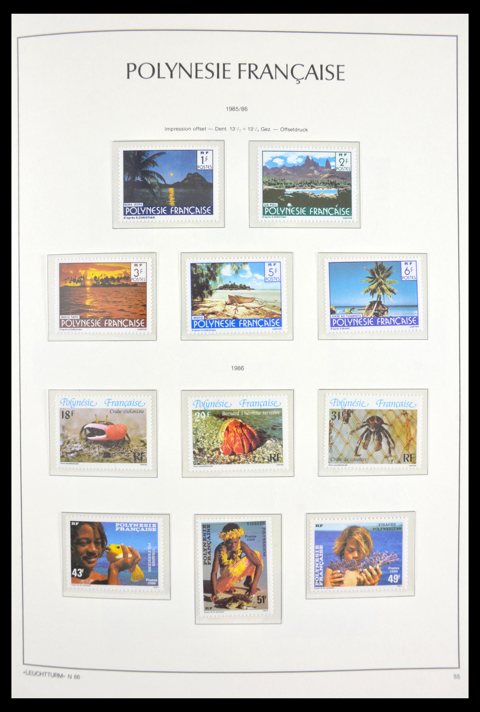29586 058 - 29586 Polynesië 1958-1994.