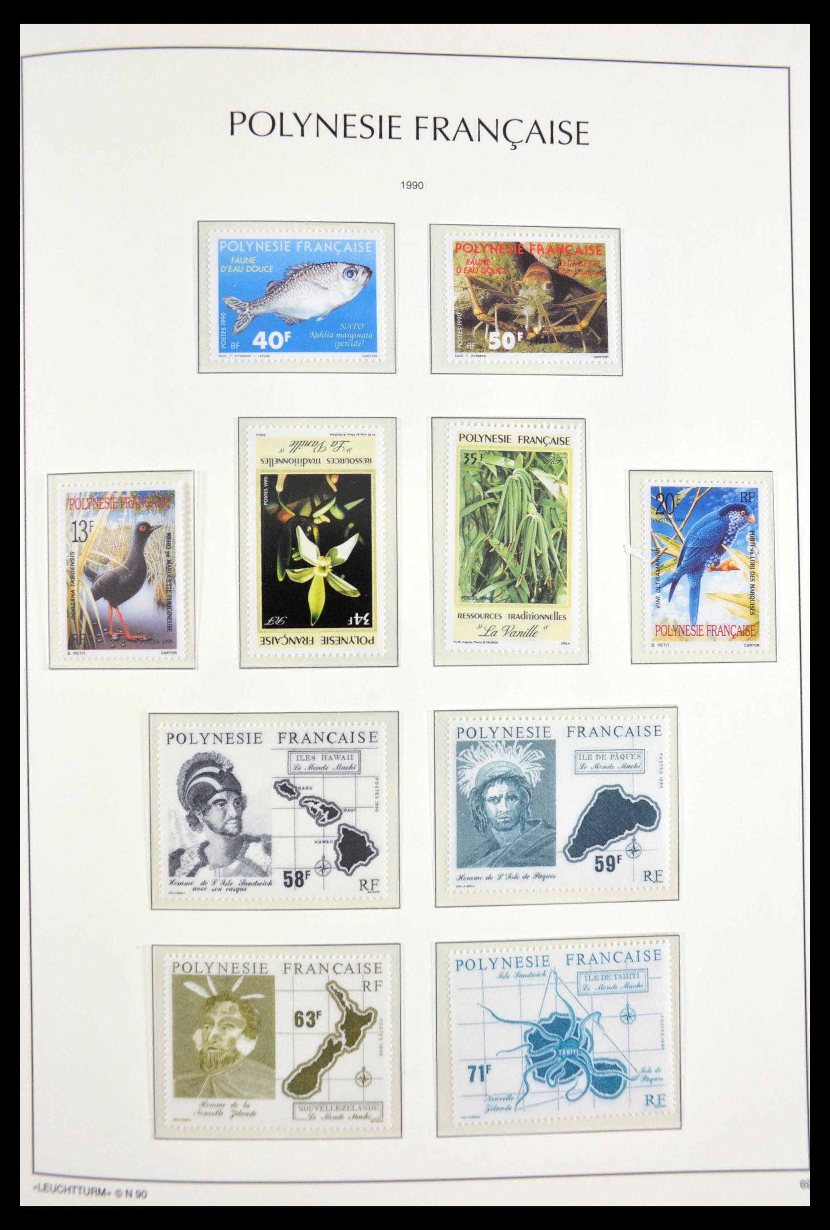 29586 072 - 29586 Polynesië 1958-1994.