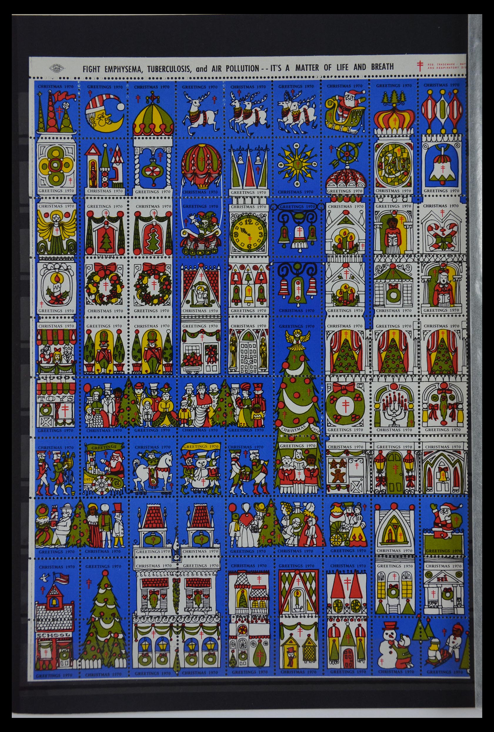 29587 012 - 29587 USA kerstzegels 1907-1978.