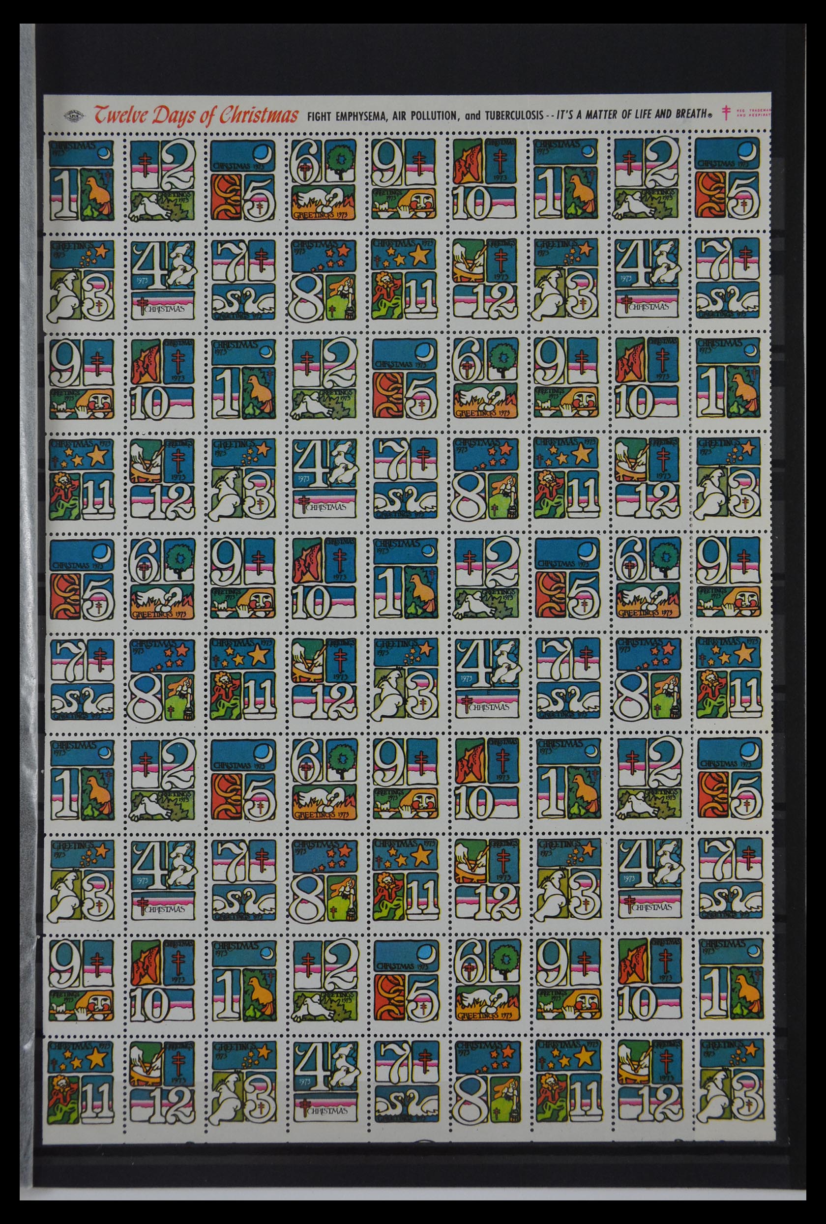 29587 013 - 29587 USA kerstzegels 1907-1978.