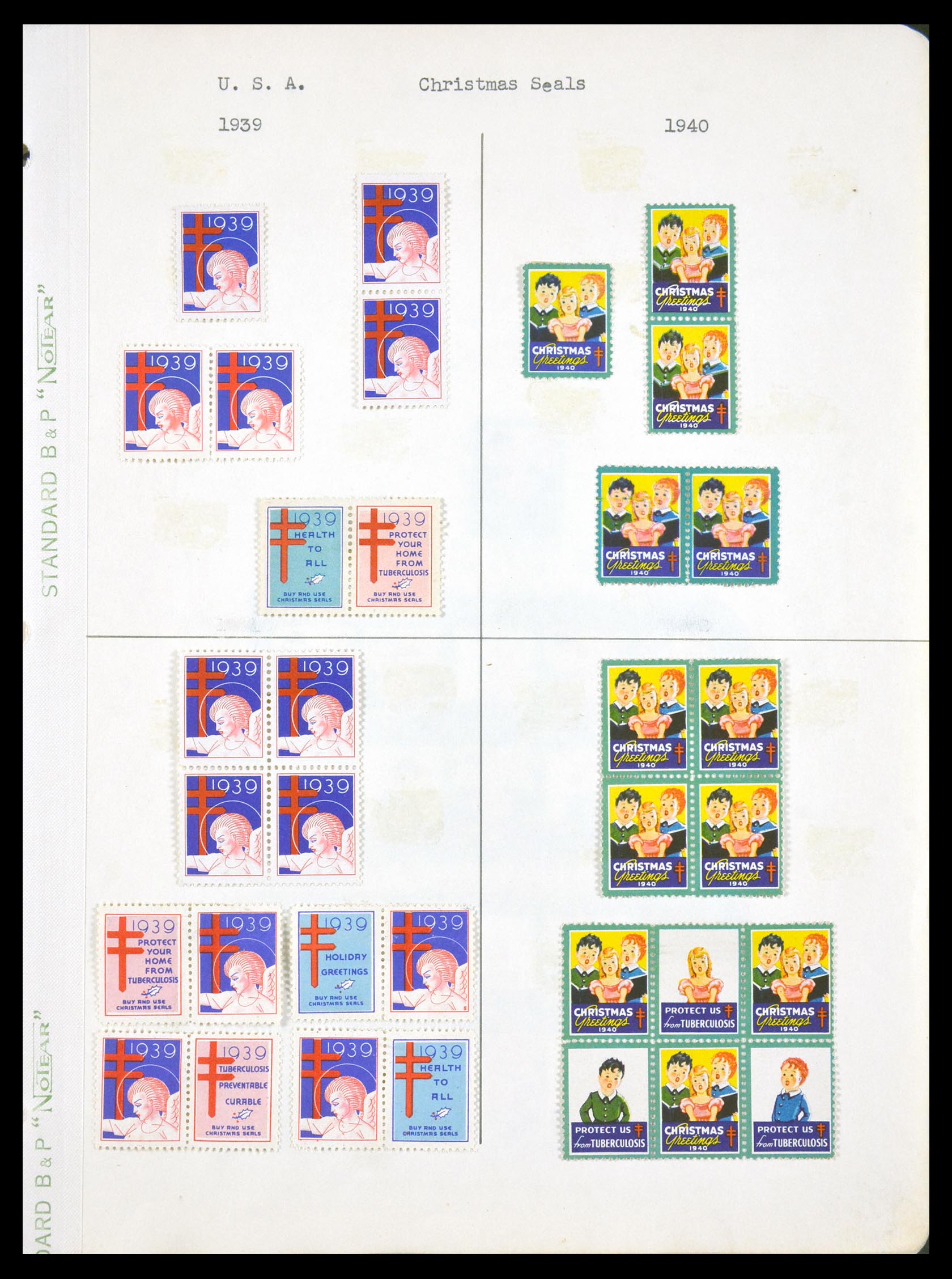 29587 041 - 29587 USA kerstzegels 1907-1978.