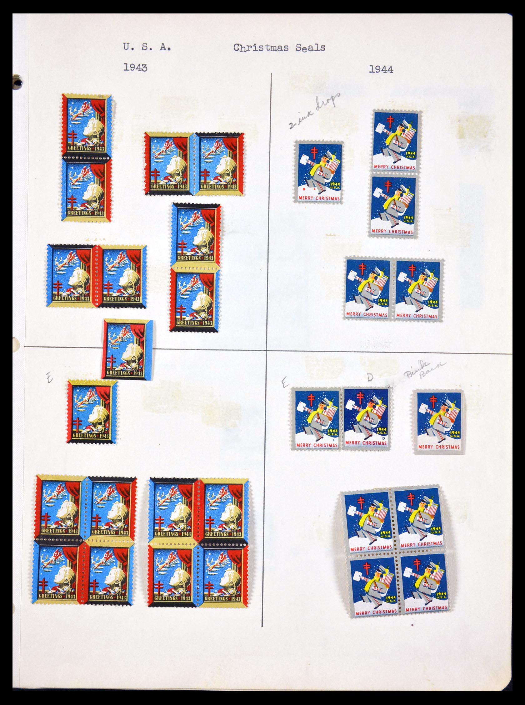 29587 048 - 29587 USA kerstzegels 1907-1978.