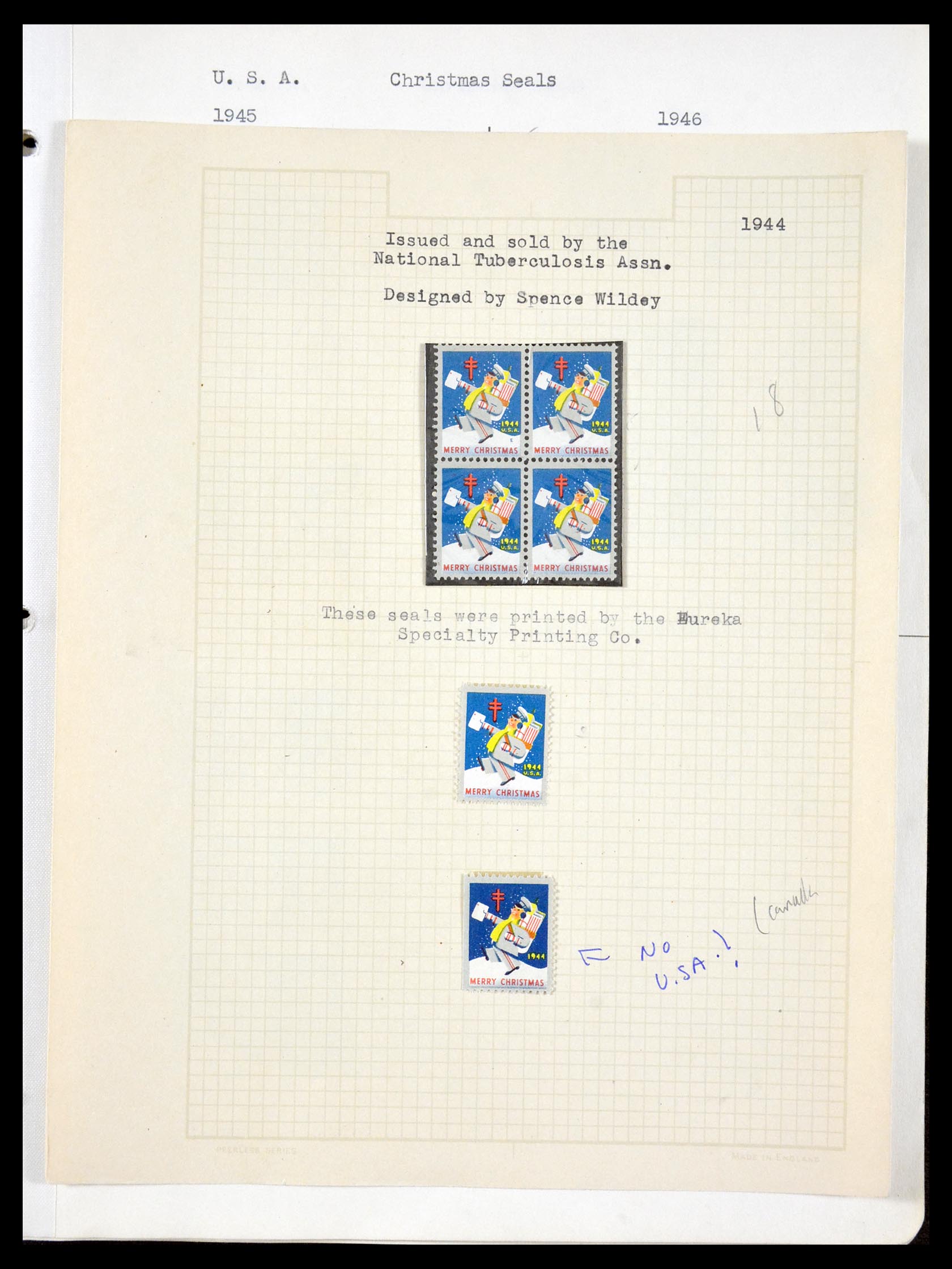 29587 049 - 29587 USA kerstzegels 1907-1978.