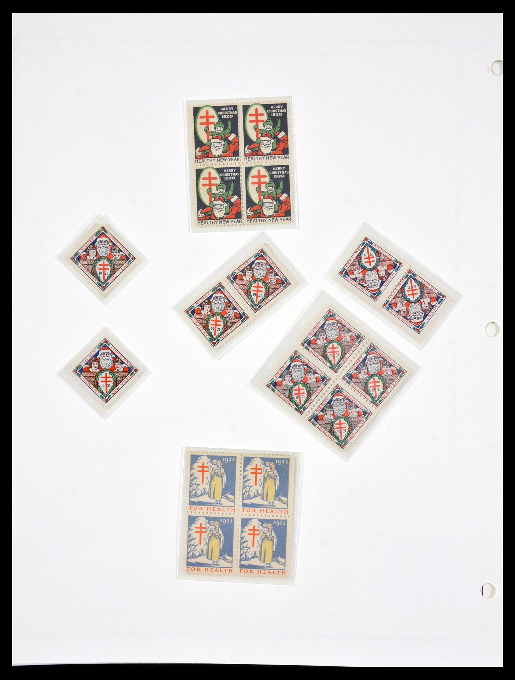 29587 062 - 29587 USA kerstzegels 1907-1978.