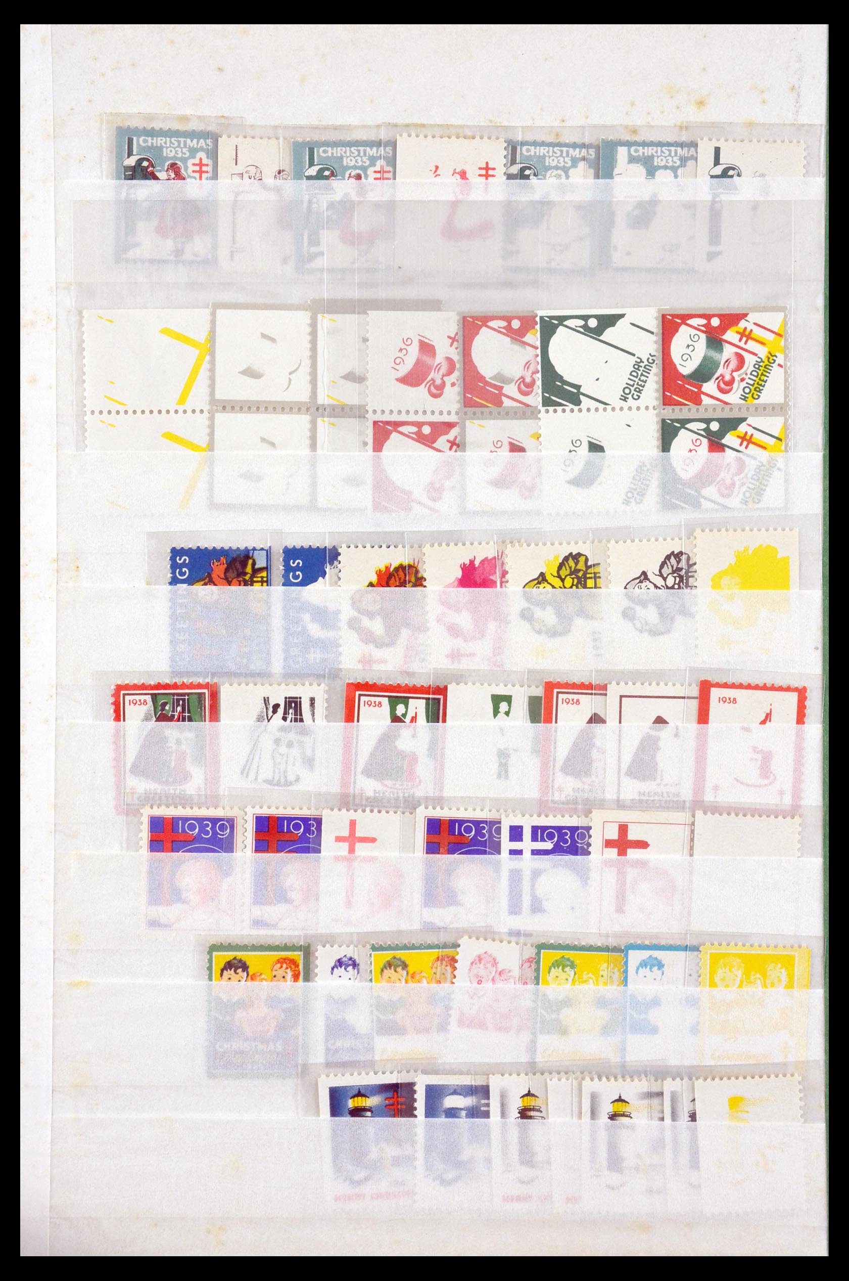 29603 011 - 29603 USA kerstzegels 1907-1977.