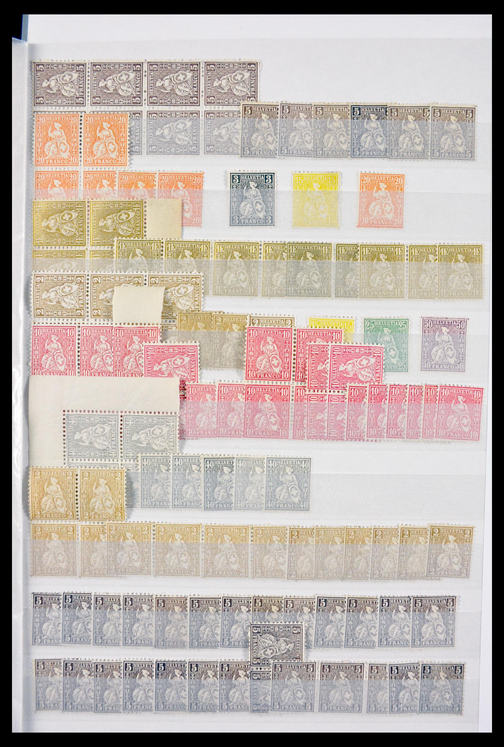 29604 001 - 29604 Zwitserland 1882-1960.