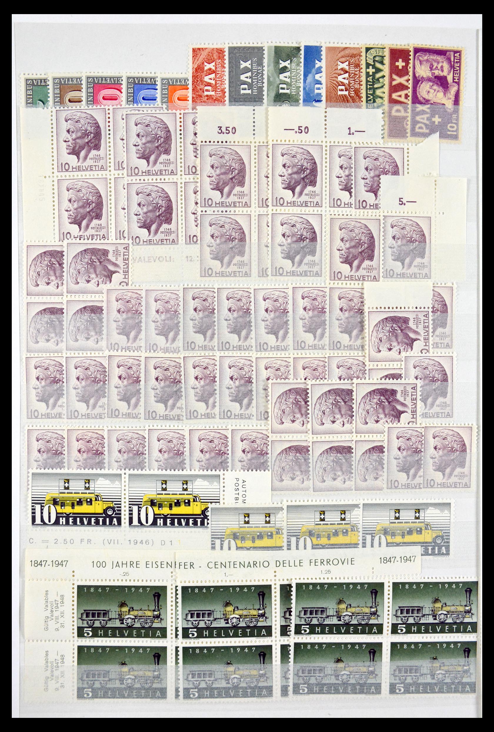 29604 036 - 29604 Zwitserland 1882-1960.