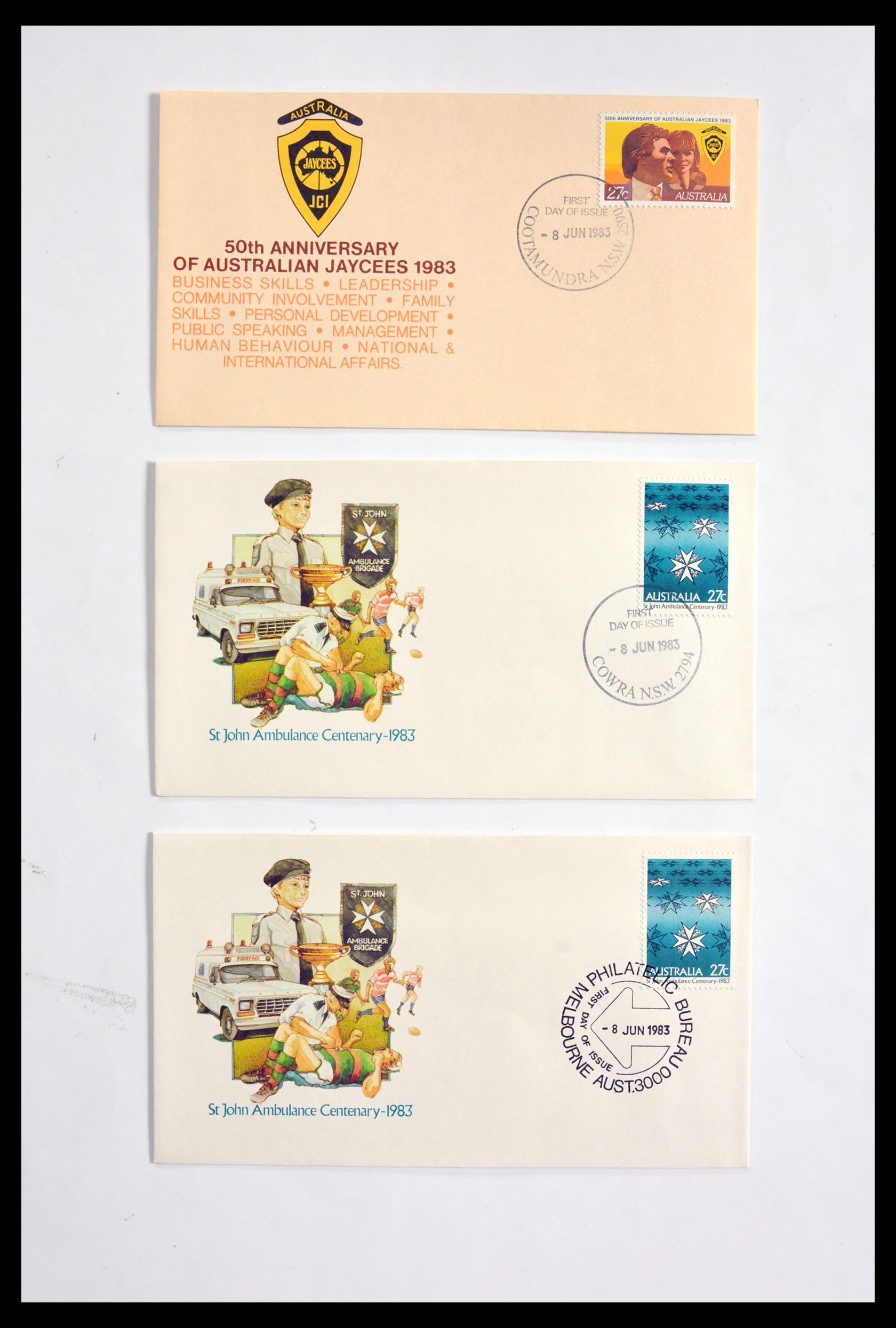 29611 069 - 29611 Australië FDC's 1954-2004.