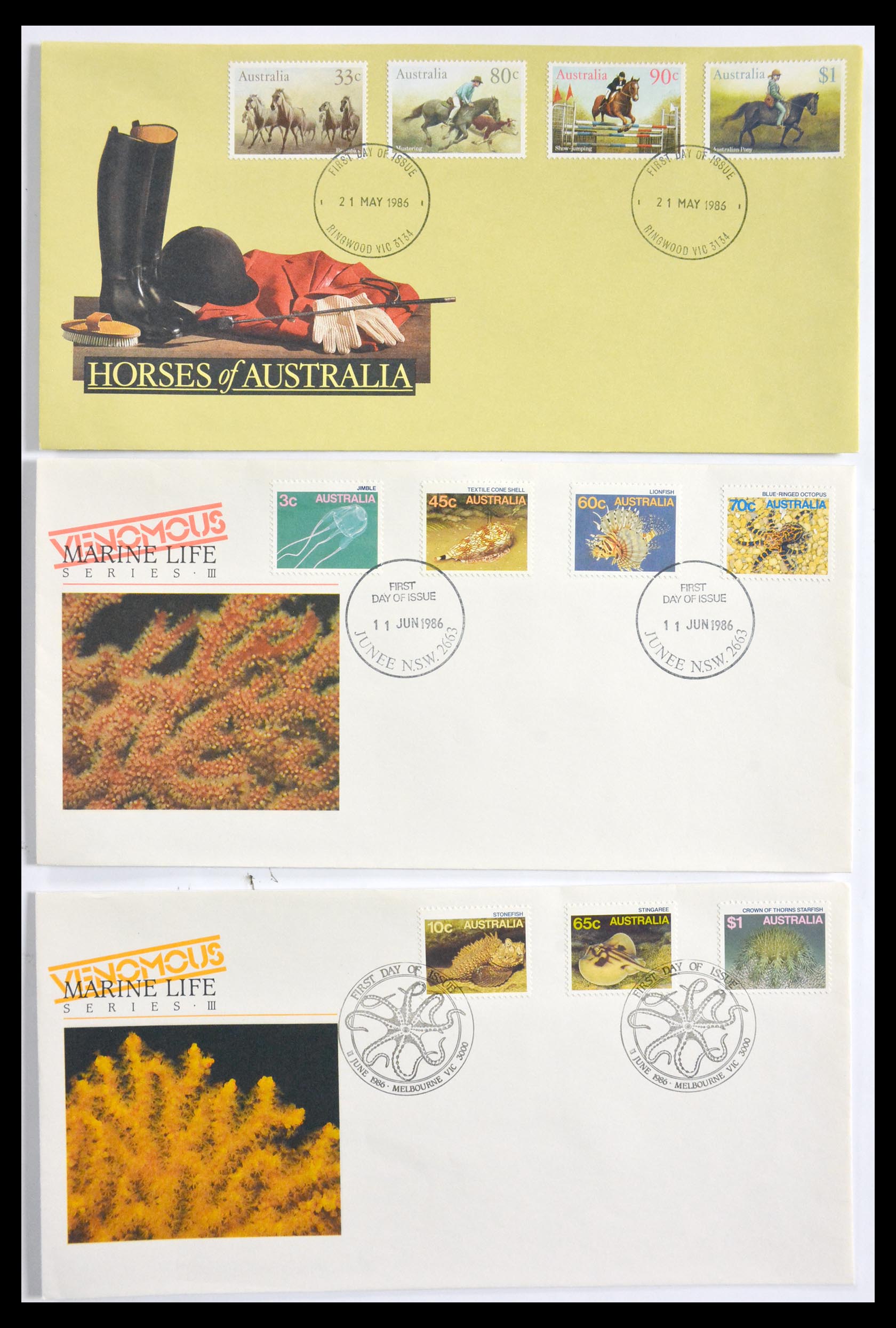 29611 185 - 29611 Australië FDC's 1954-2004.
