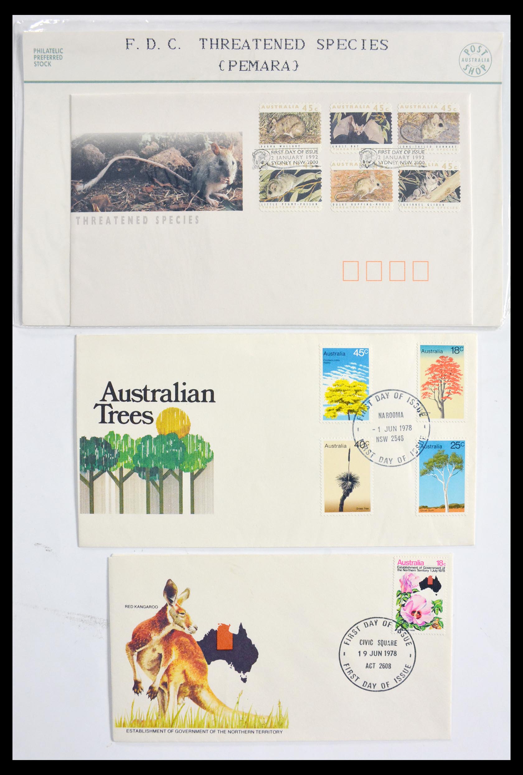 29611 192 - 29611 Australië FDC's 1954-2004.